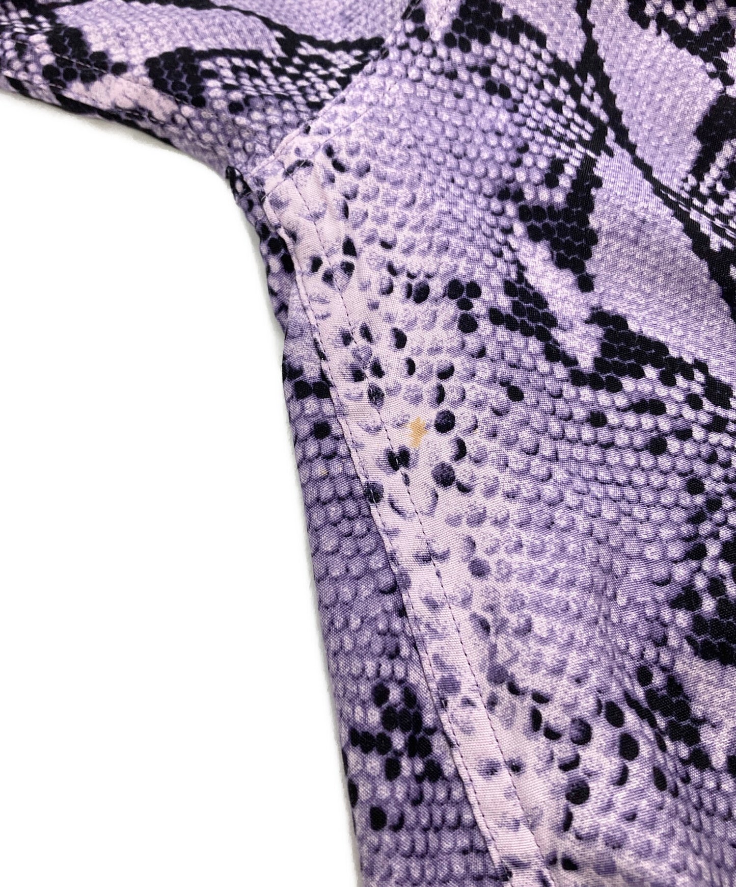 [Pre-owned] WACKO MARIA Python Pattern Open Collar Shirt