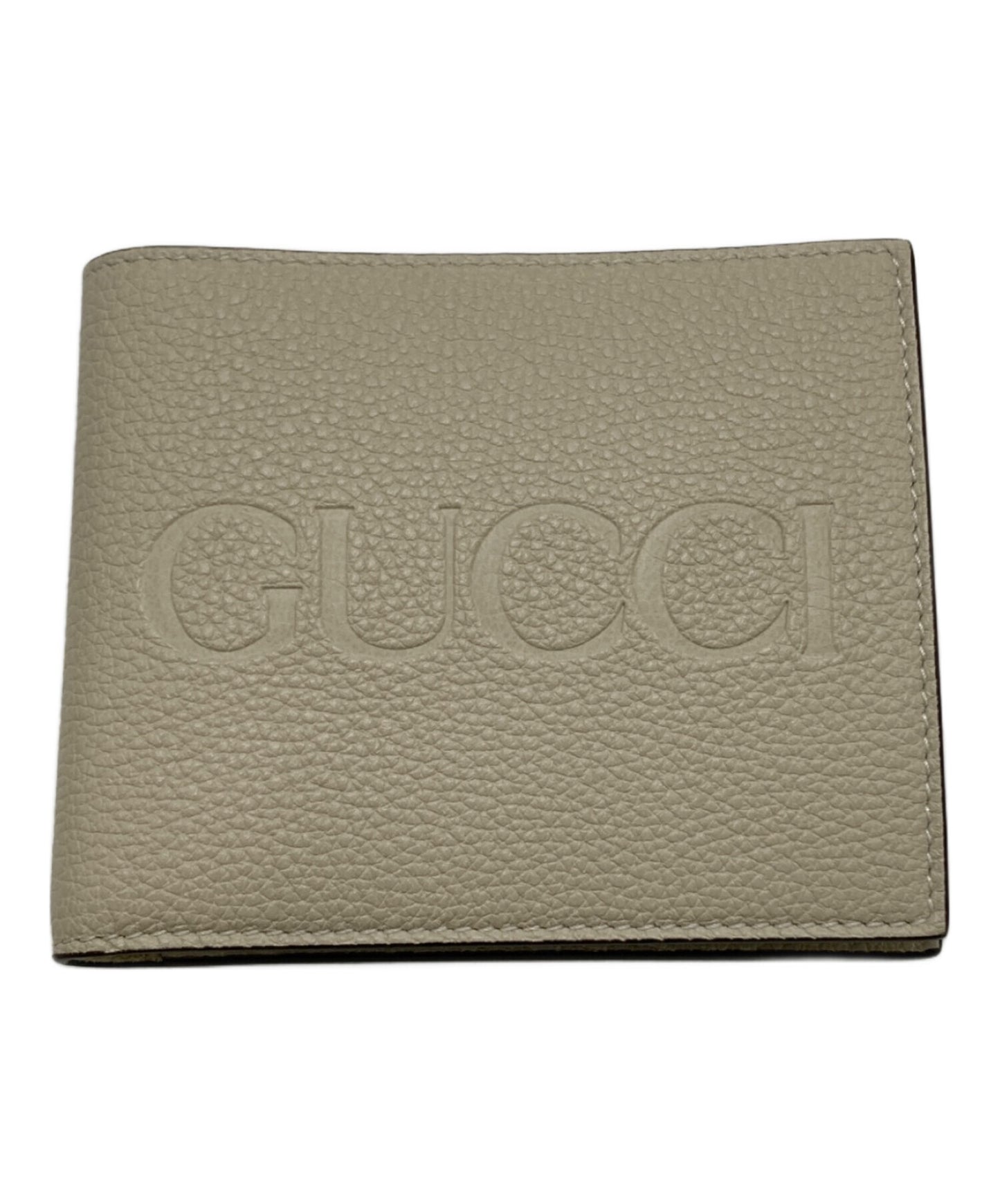 [Pre-owned] GUCCI Bifold wallet with embossed logo 658681