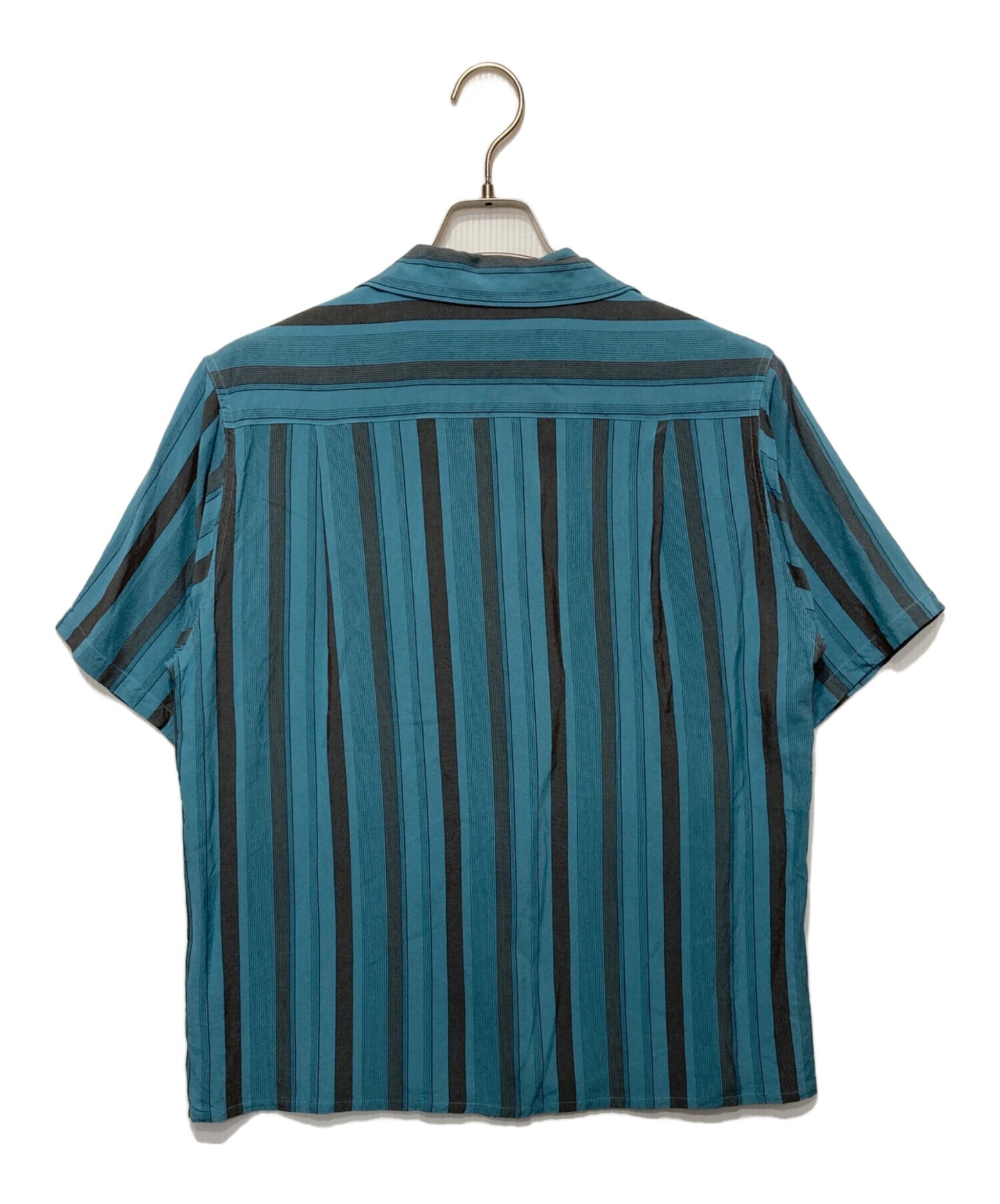 [Pre-owned] WACKO MARIA STRIPED OPEN COLLAR SHIRT