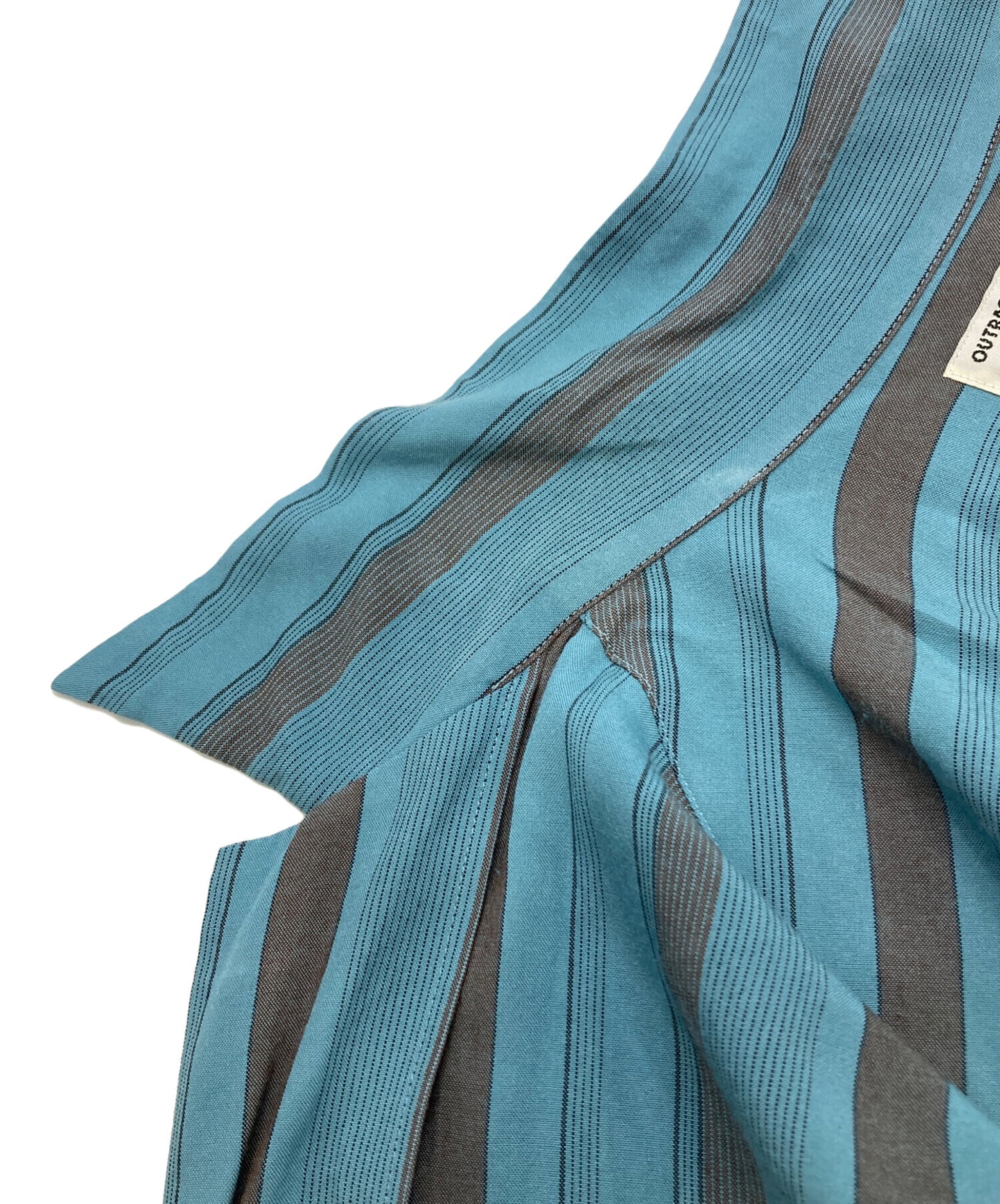 [Pre-owned] WACKO MARIA STRIPED OPEN COLLAR SHIRT