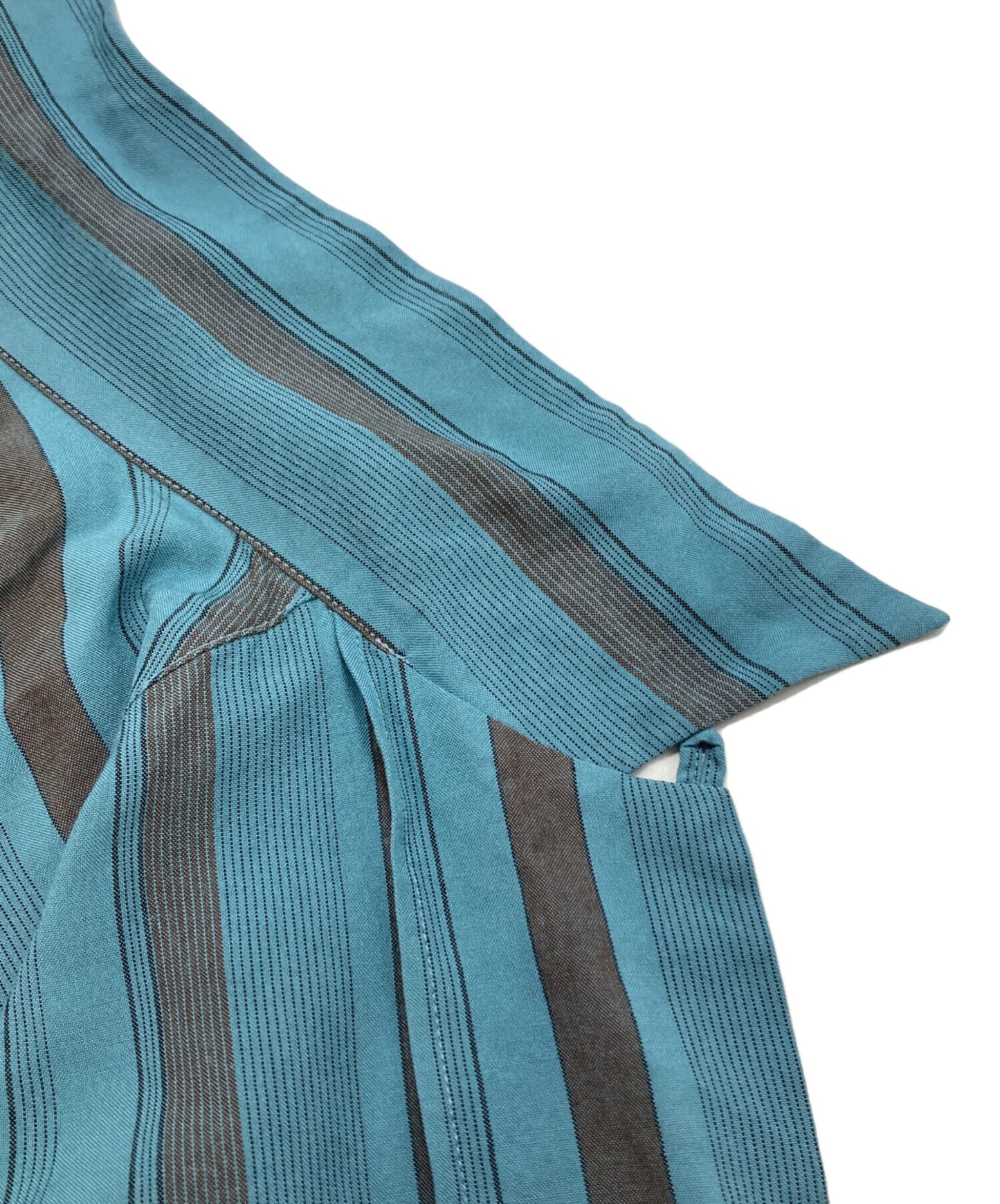 [Pre-owned] WACKO MARIA STRIPED OPEN COLLAR SHIRT