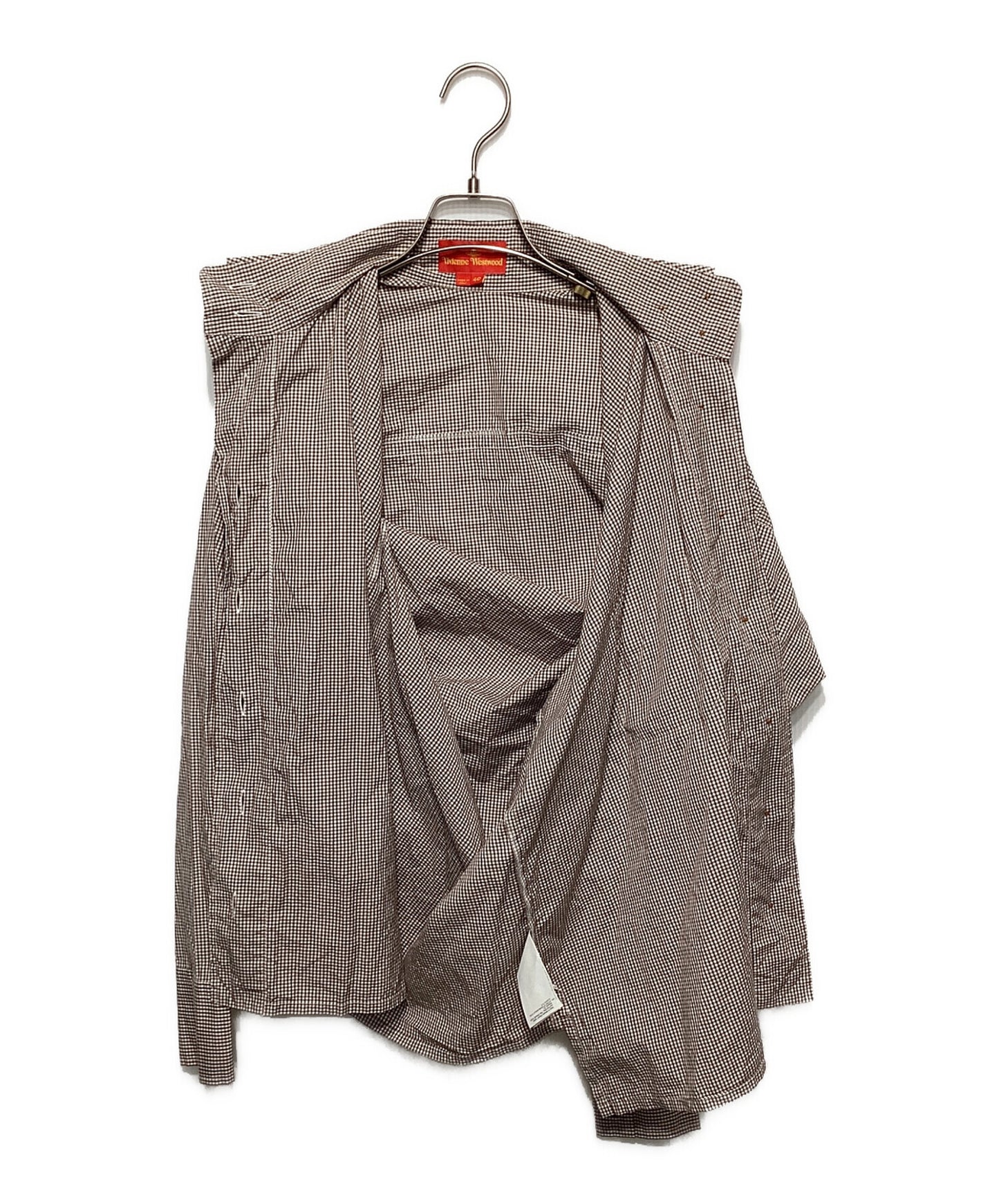 [Pre-owned] Vivienne Westwood plaid shirt S26DL0265