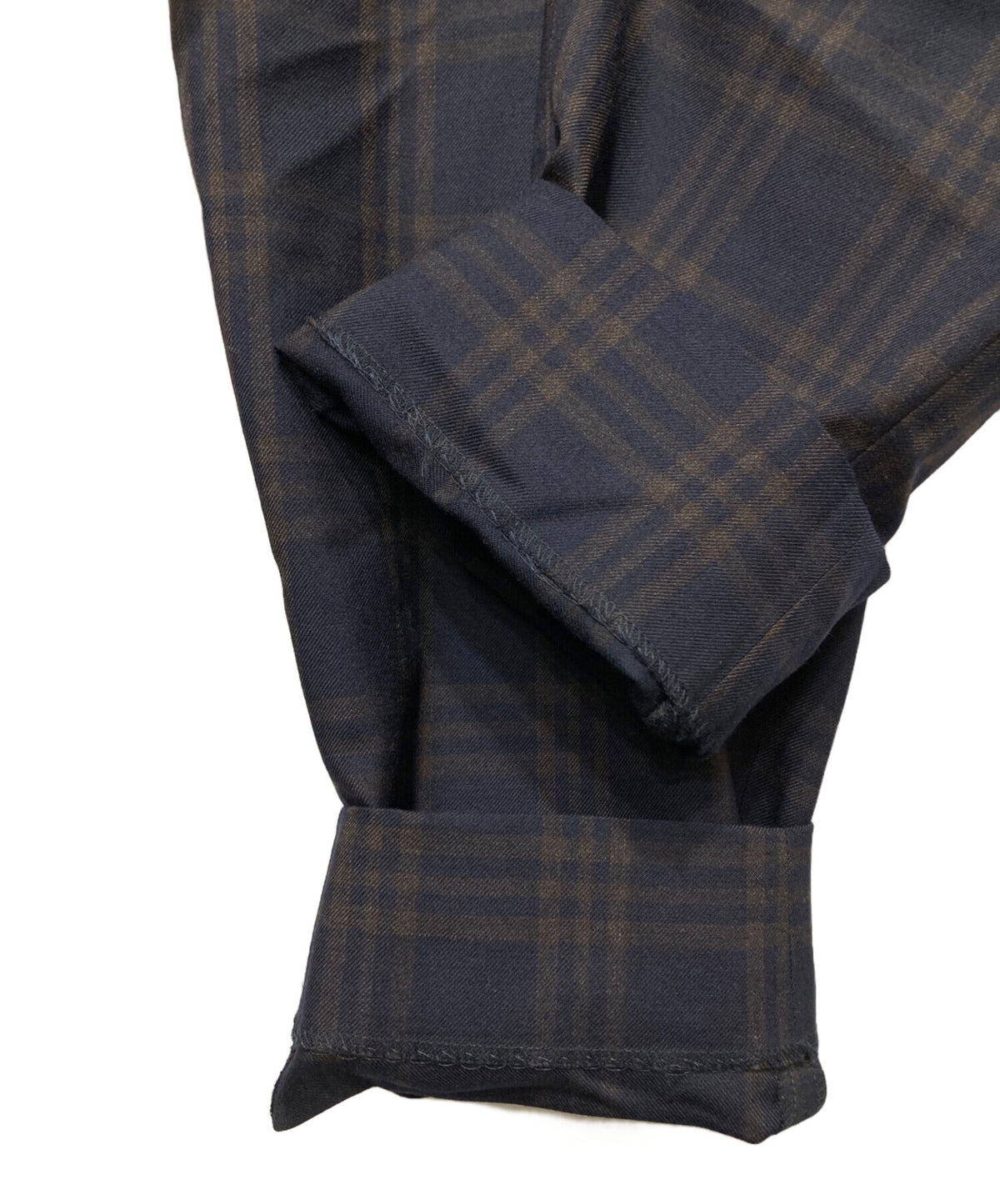 [Pre-owned] COMME des GARCONS HOMME DEUX Dark Plaid Wool/Dark Check Wool Pants DP-P030
