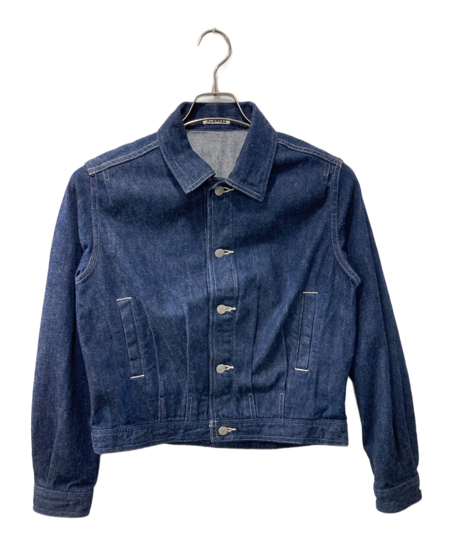 [Pre-owned] AURALEE SELVEDGE LIGHT DENIM BLOUSON / Denim Jacket A23SB03SD