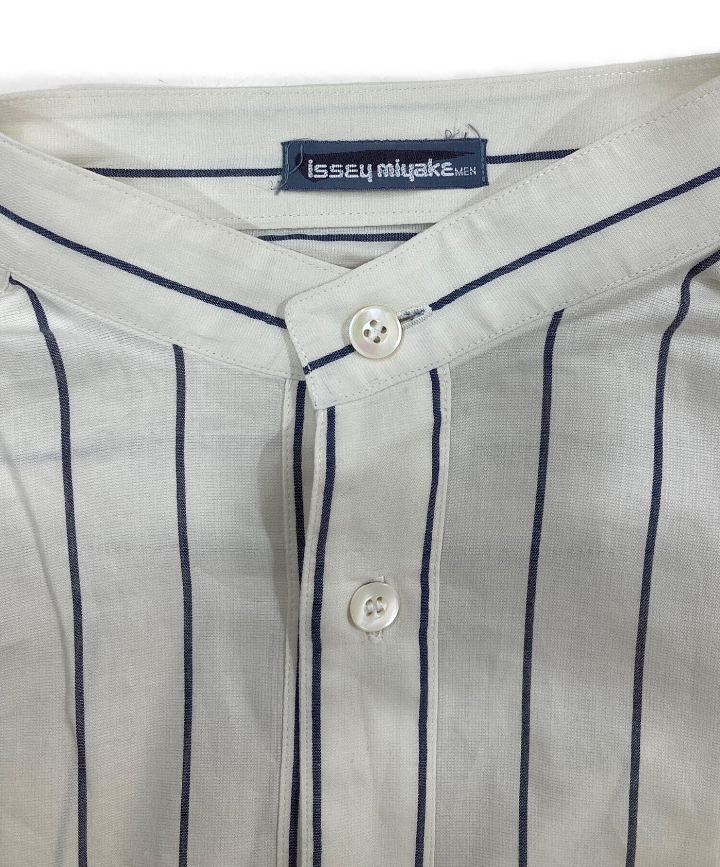 [Pre-owned] ISSEY MIYAKE MEN 80s / Striped Pullover Shirt G11258
