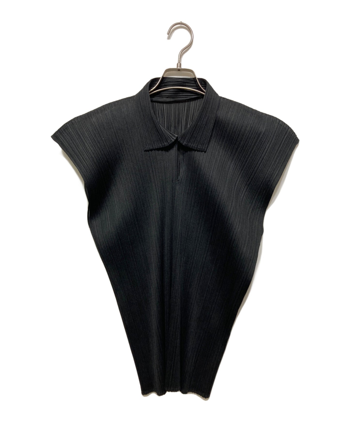 [Pre-owned] ISSEY MIYAKE Sleeveless pleated blouse PP05-JK605