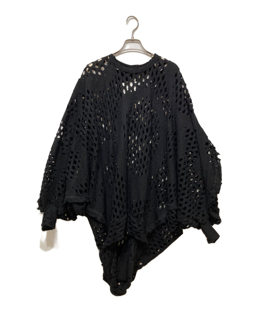 [Pre-owned] Y's Mesh Poncho Knit YJ-T19-677