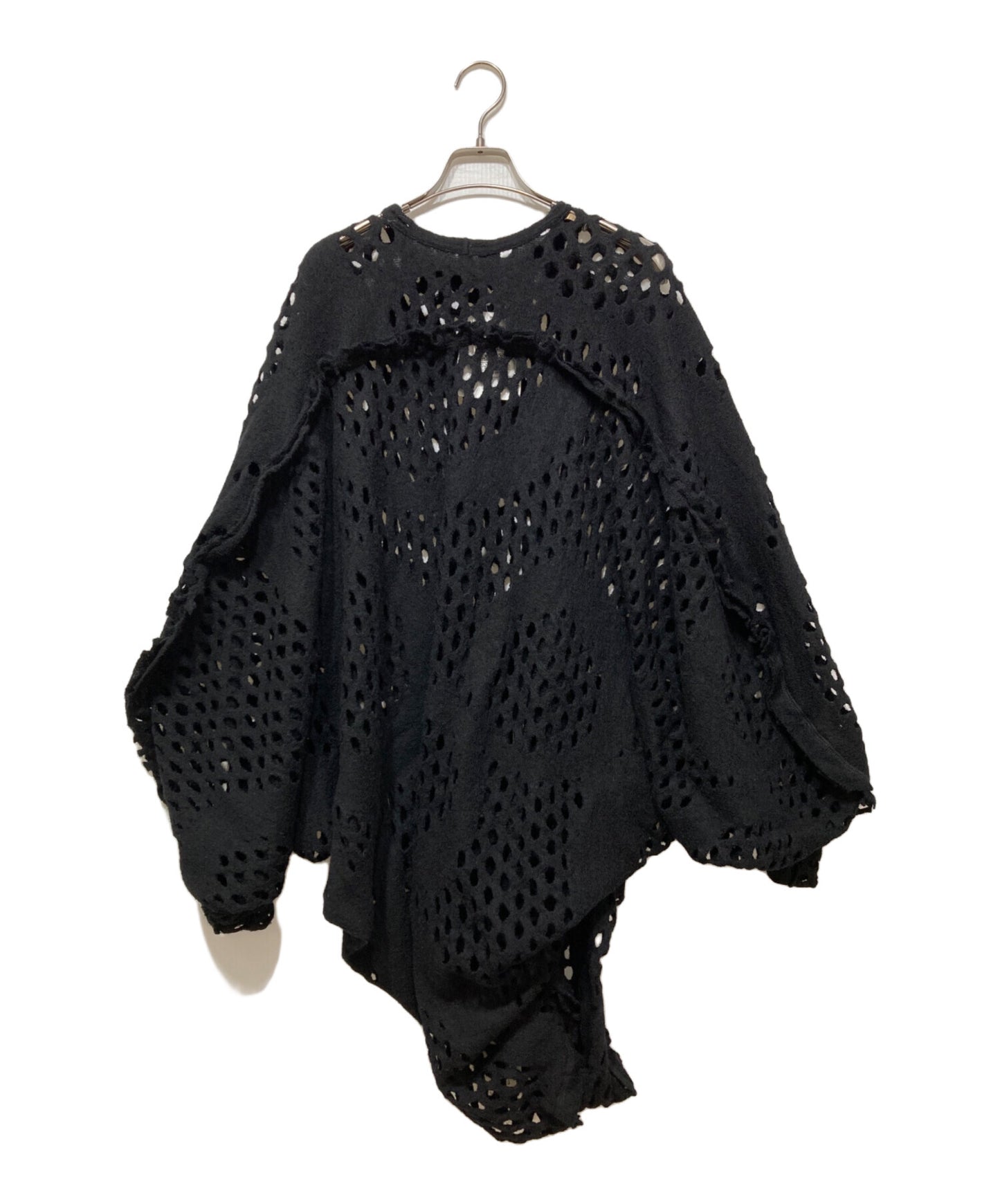 [Pre-owned] Y's Mesh Poncho Knit YJ-T19-677