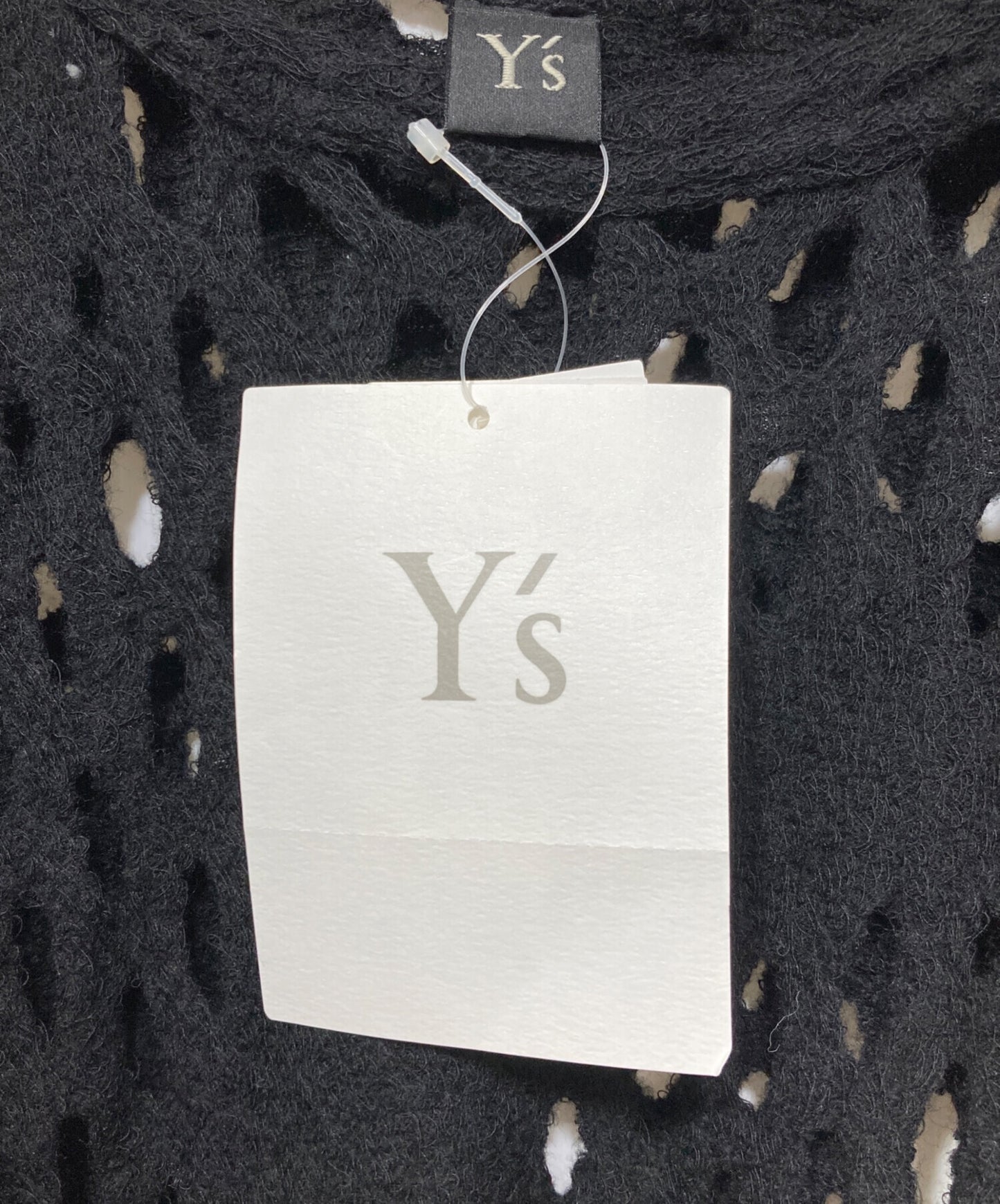 [Pre-owned] Y's Mesh Poncho Knit YJ-T19-677