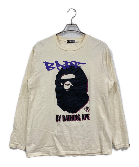 [Pre-owned] A BATHING APE Long Sleeve Print T-Shirt 001LTI801007M