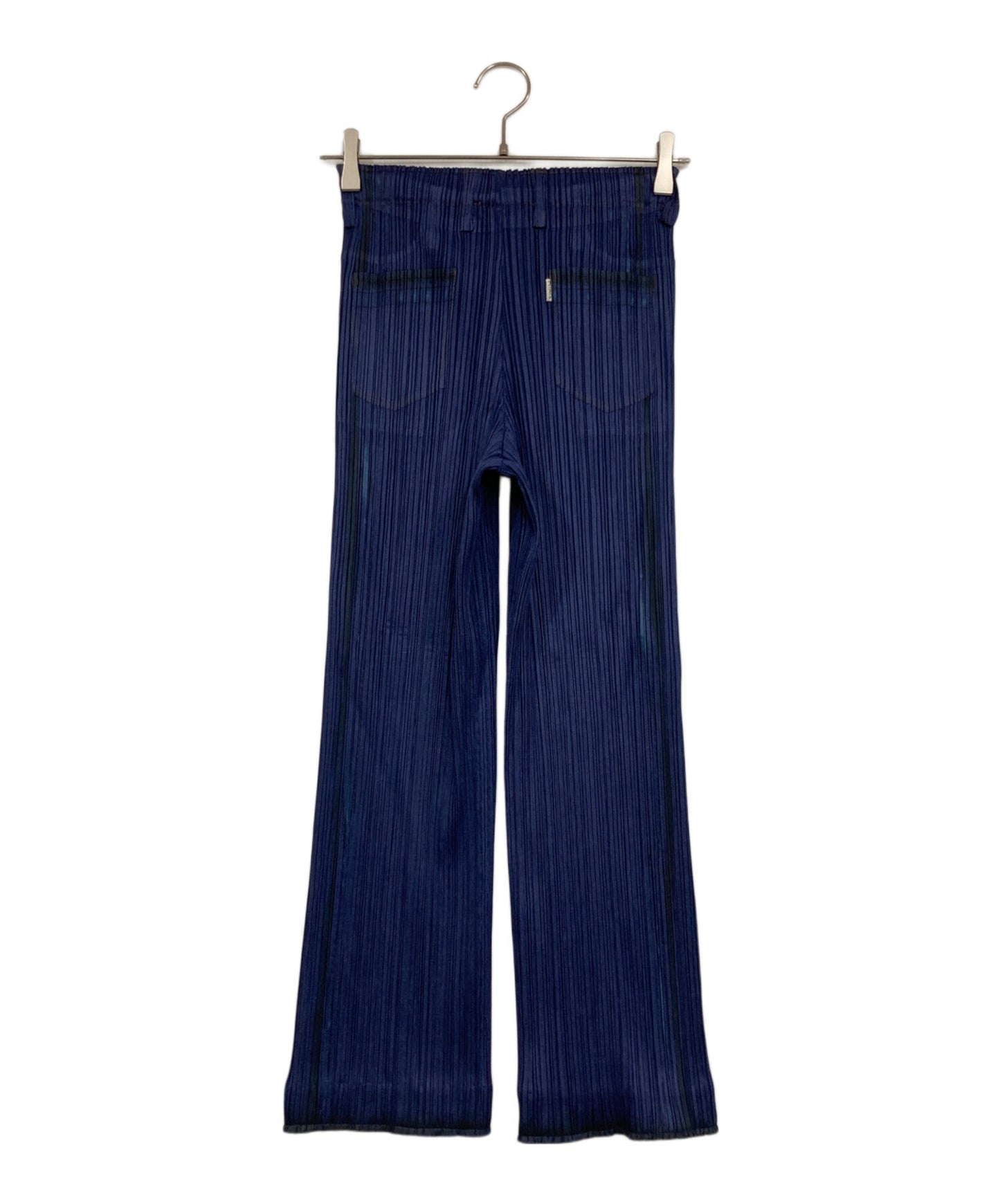 [Pre-owned] PLEATS PLEASE Denim Transfer Pleated Pants PP33-JF723