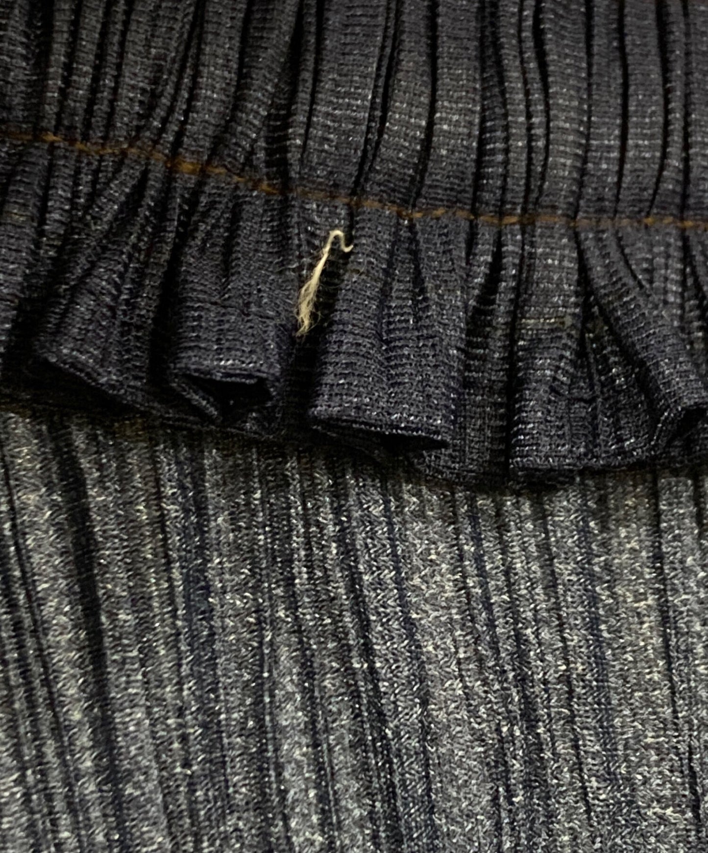 [Pre-owned] PLEATS PLEASE Denim Transfer Pleated Jacket PP33-JC722