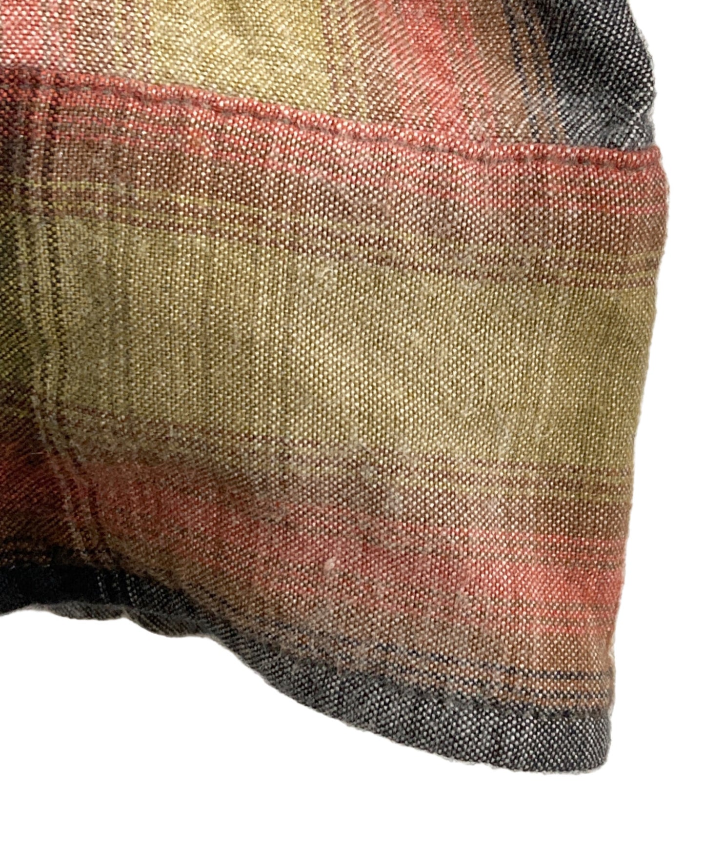 [Pre-owned] WACKO MARIA Ombre Check Rayon Shirt