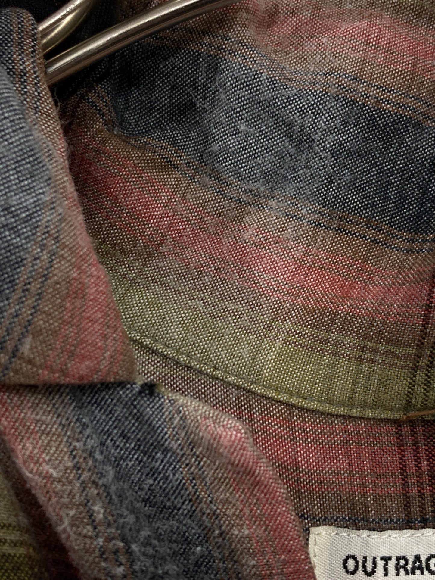 [Pre-owned] WACKO MARIA Ombre Check Rayon Shirt