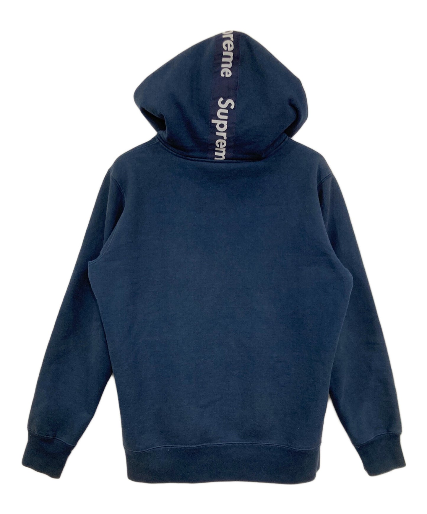 [Pre-owned] SUPREME tape logo zip up hoodie zip hoodie
