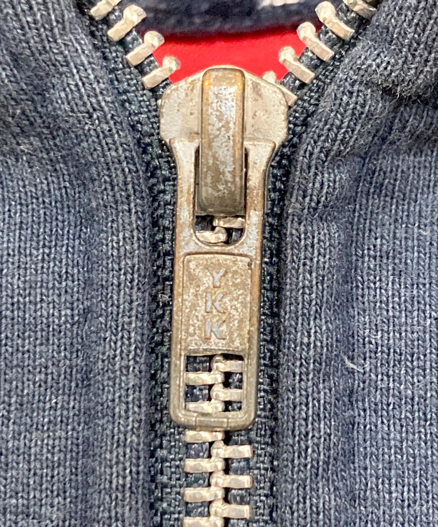 [Pre-owned] SUPREME tape logo zip up hoodie zip hoodie