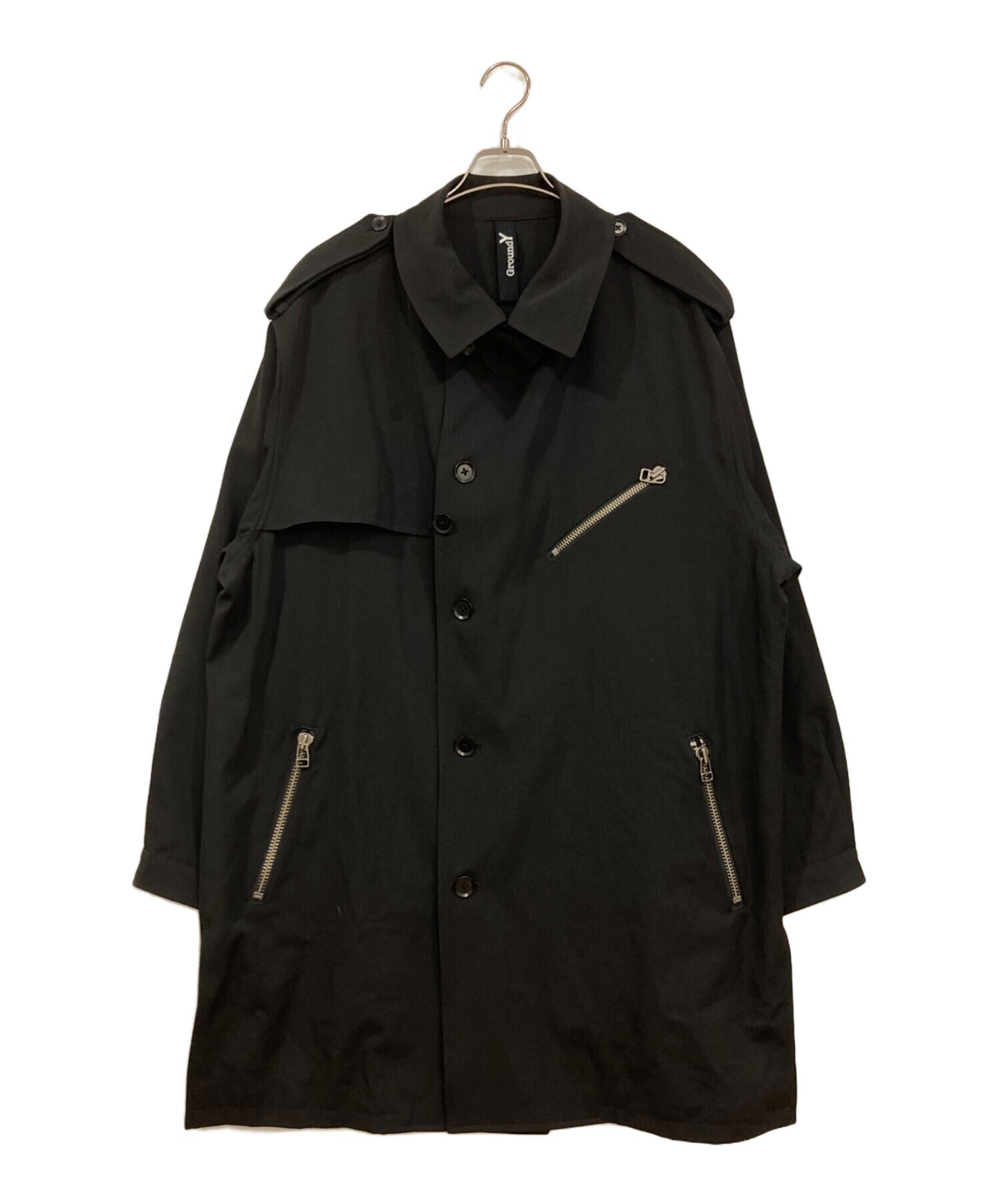 [Pre-owned] GROUND Y 24AW Zip Coat GO-C04-100