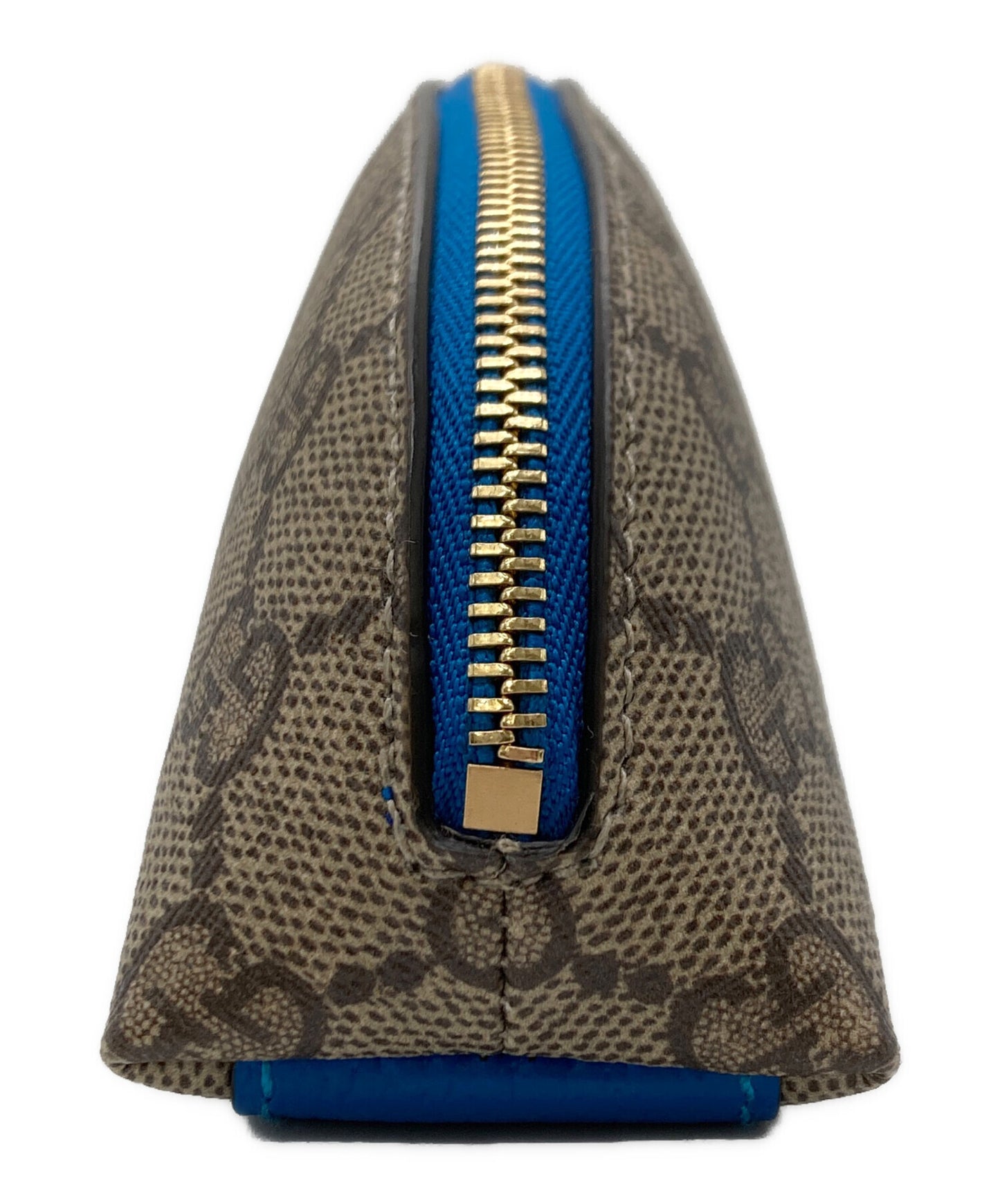 [Pre-owned] GUCCI PVC x leather pen case 662129