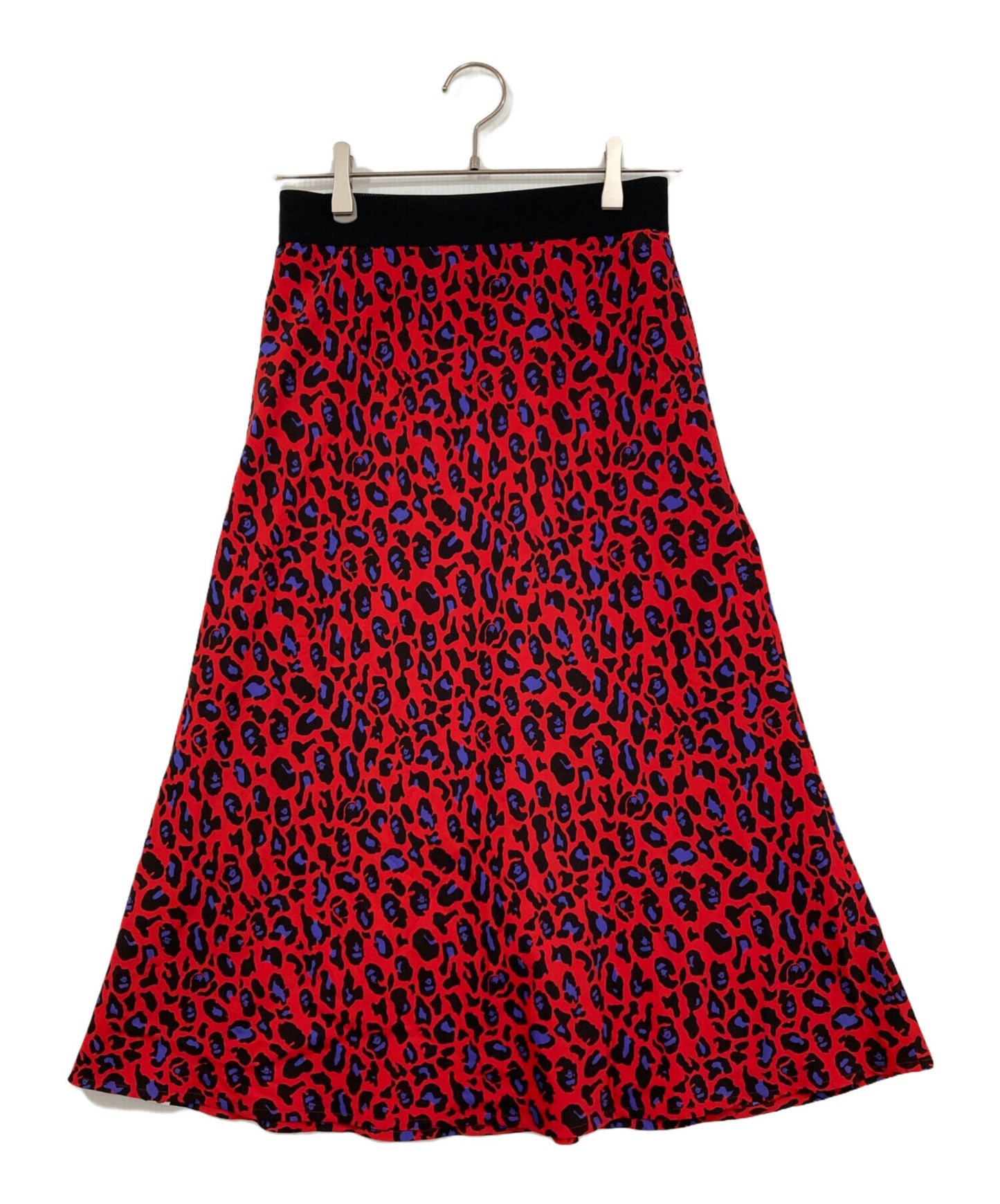 [Pre-owned] A BATHING APE LEOPARD FLARE SKIRT L 001SKG802502X