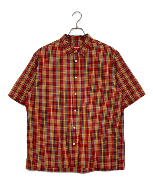 [Pre-owned] SUPREME Mini Plaid S/S Shirt