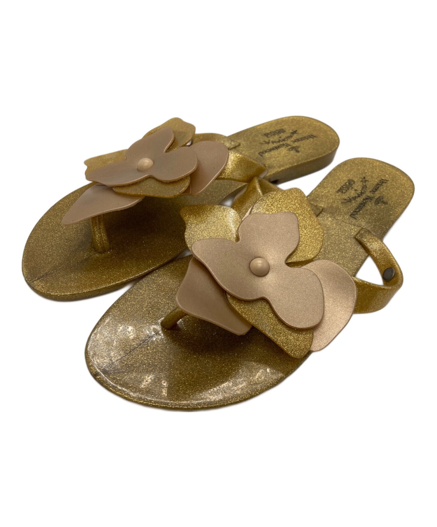 [Pre-owned] Vivienne Westwood ANGLOMANIA Flower Thong Sandal