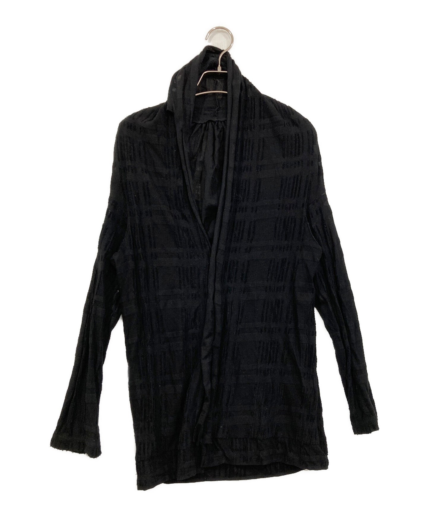 [Pre-owned] YOHJI YAMAMOTO INTARSIA PLAID JQ CARDIGAN FS-T35-076