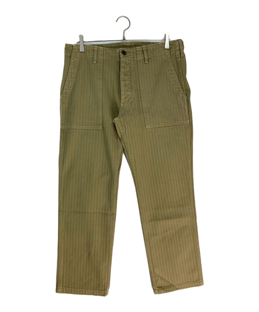[Pre-owned] VISVIM DRILL MIL PANTS HERRING BONE 0119105008010