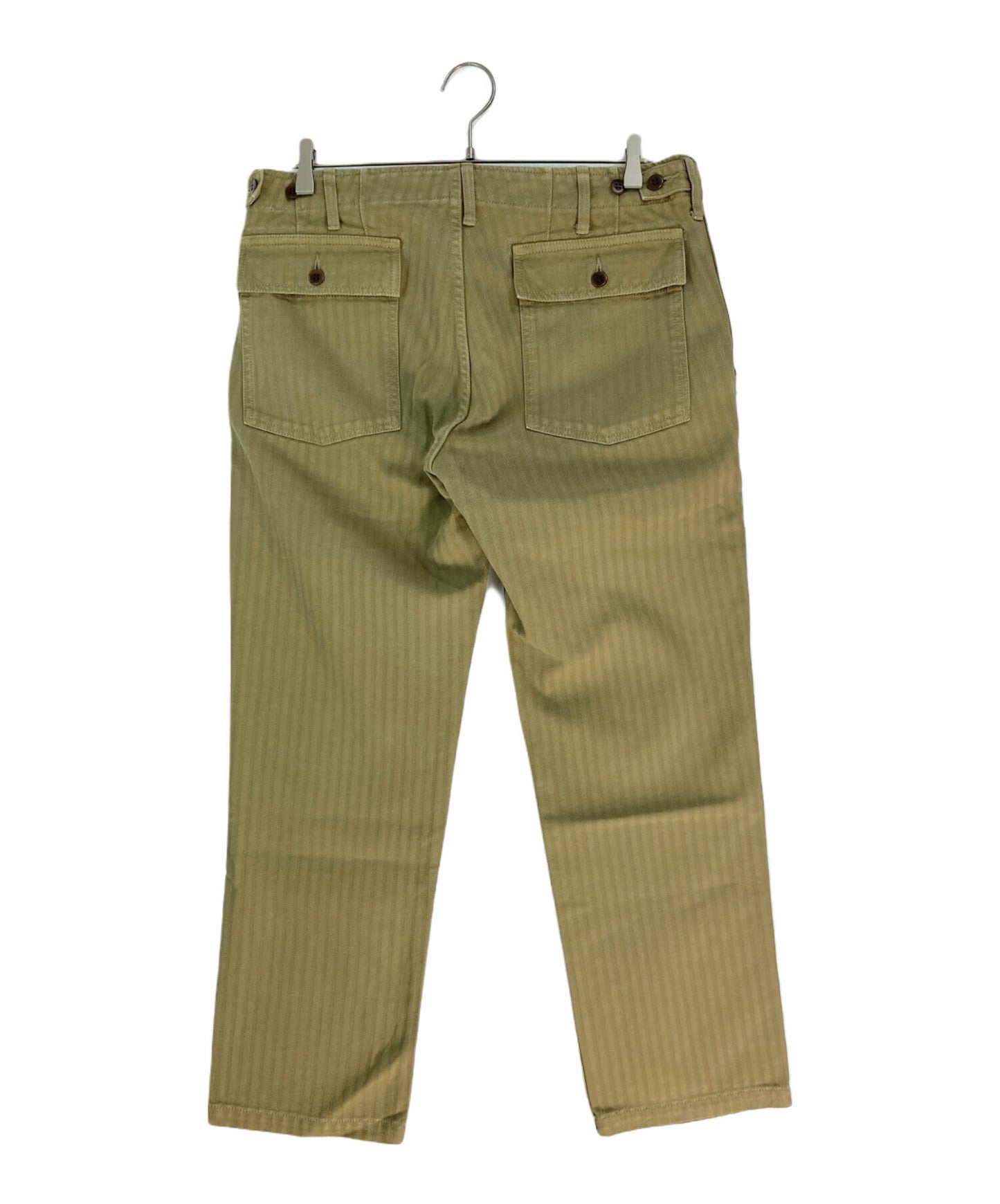 [Pre-owned] VISVIM DRILL MIL PANTS HERRING BONE 0119105008010