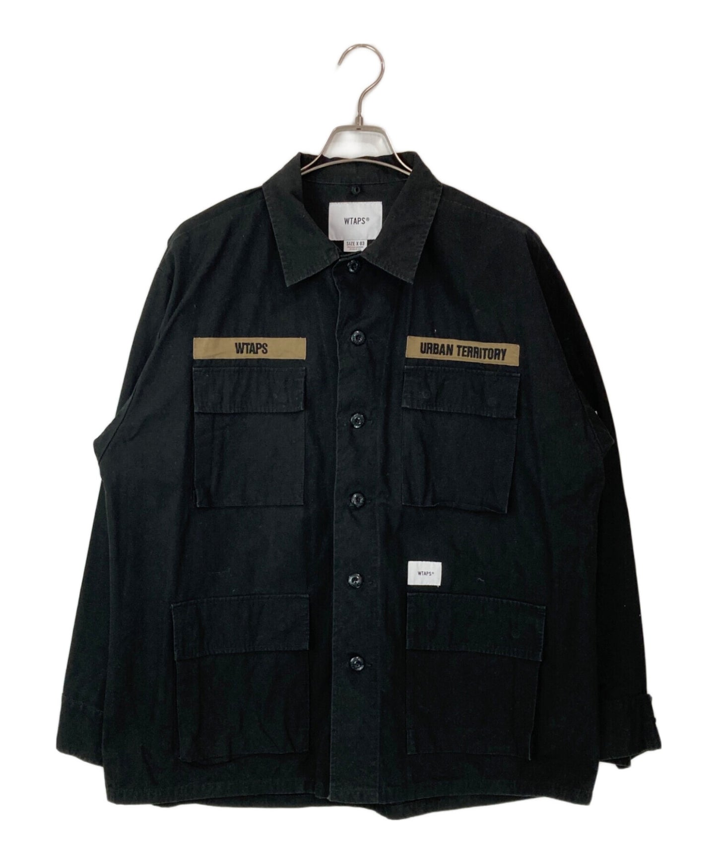 [Pre-owned] WTAPS 21SS JUNGLE 02/LS/COTTON.RIPSTOP/Jungle 02 Cotton Ripstop 211WVDT-SHM03