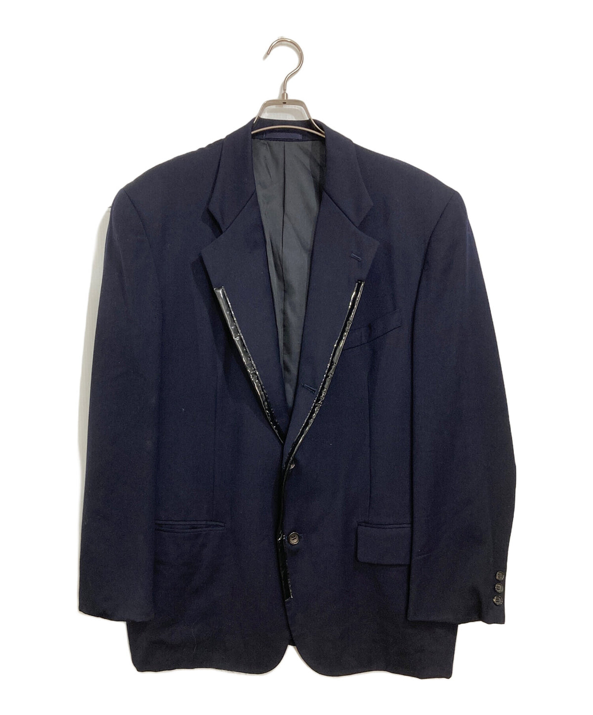 [Pre-owned] COMME des GARCONS HOMME PLUS 91AW PVC piping 3B tailored jacket PJ-05014M AD1991