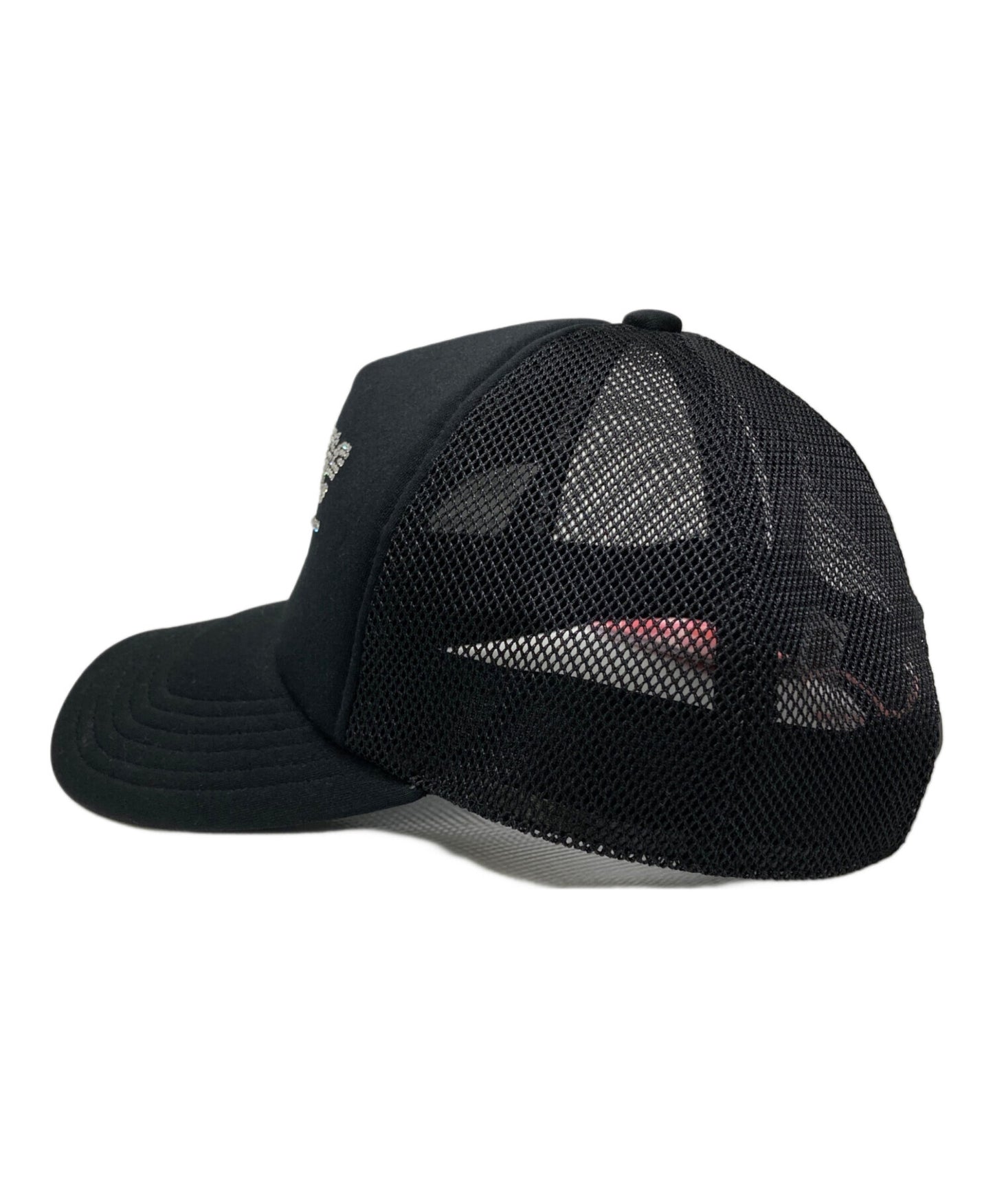 [Pre-owned] A BATHING APE CRYSTAL STONE STA LOGO MESH CAP 001cpl802002l
