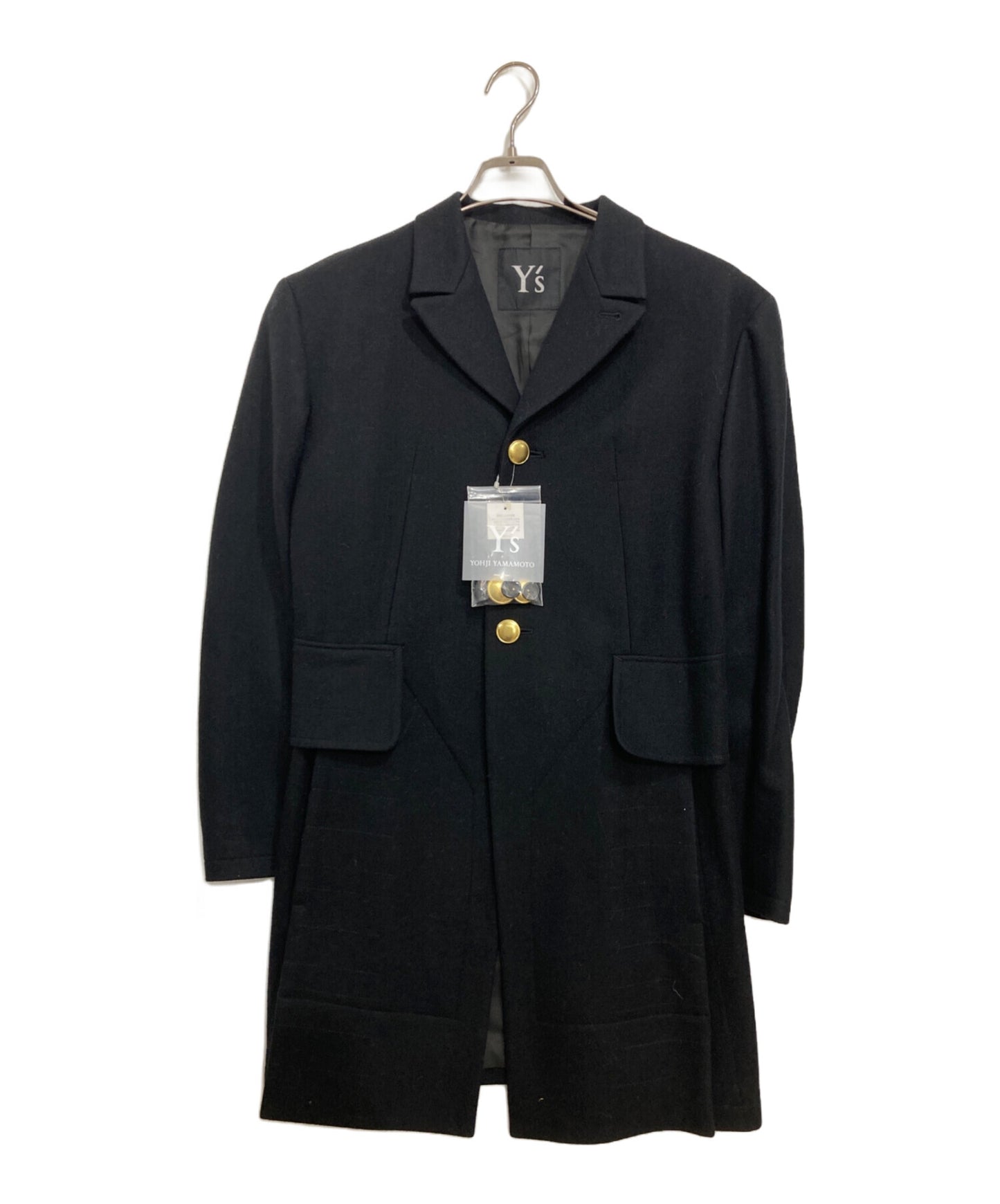 [Pre-owned] Y's Gold button wool coat YV-J03-128