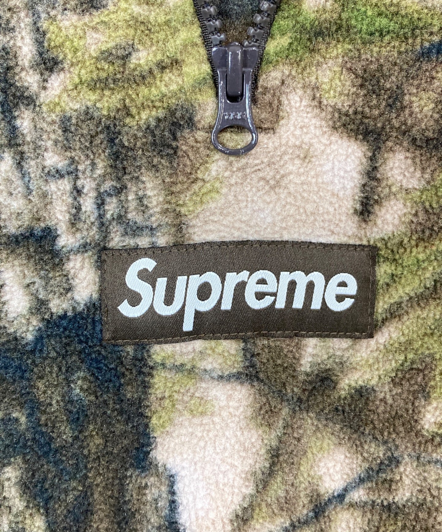 [Pre-owned] SUPREME Polartec Face Mask Half Zip Hooded Sweatshirt