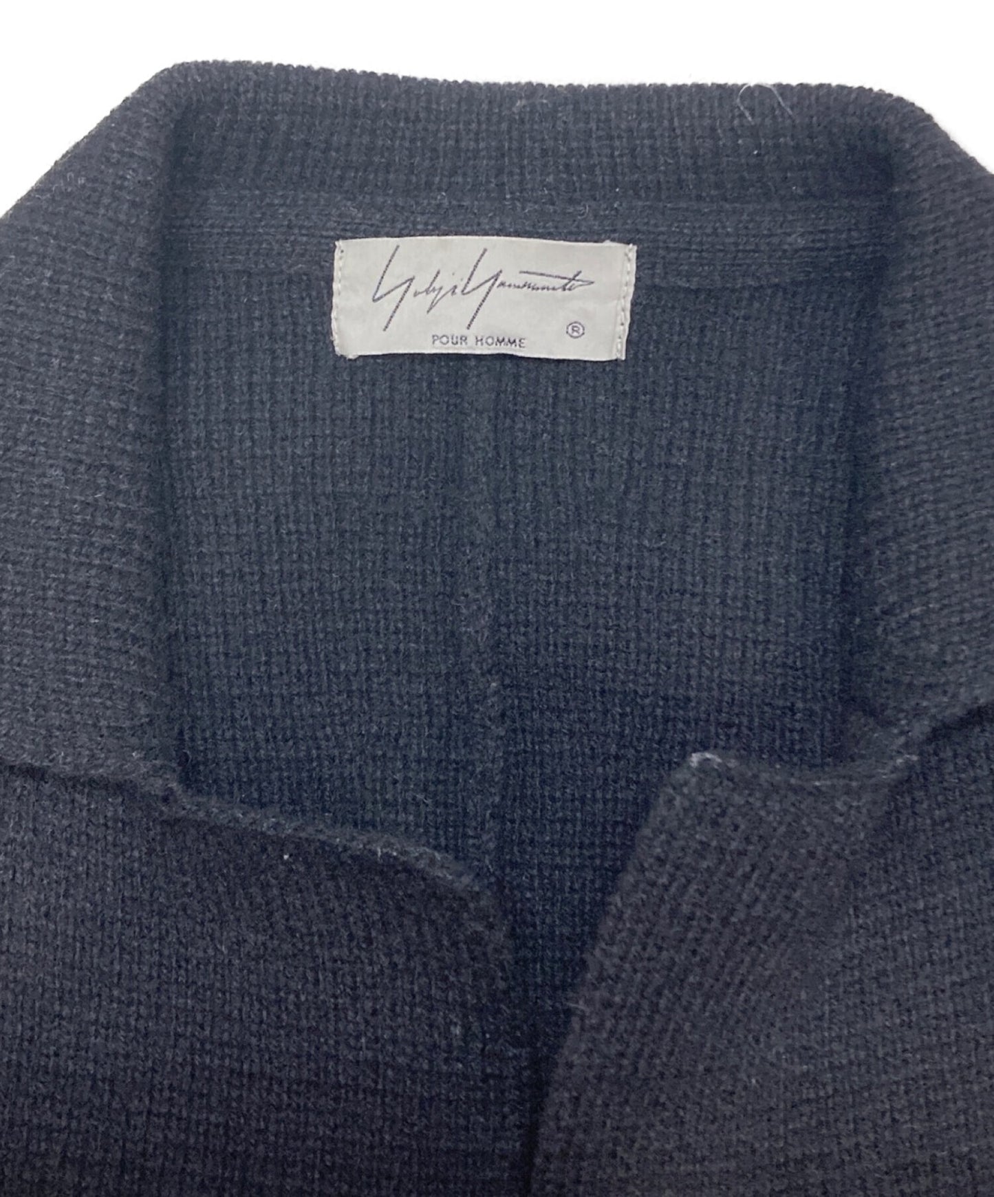 [Pre-owned] Yohji Yamamoto pour homme knitted jacket HC-K26-985