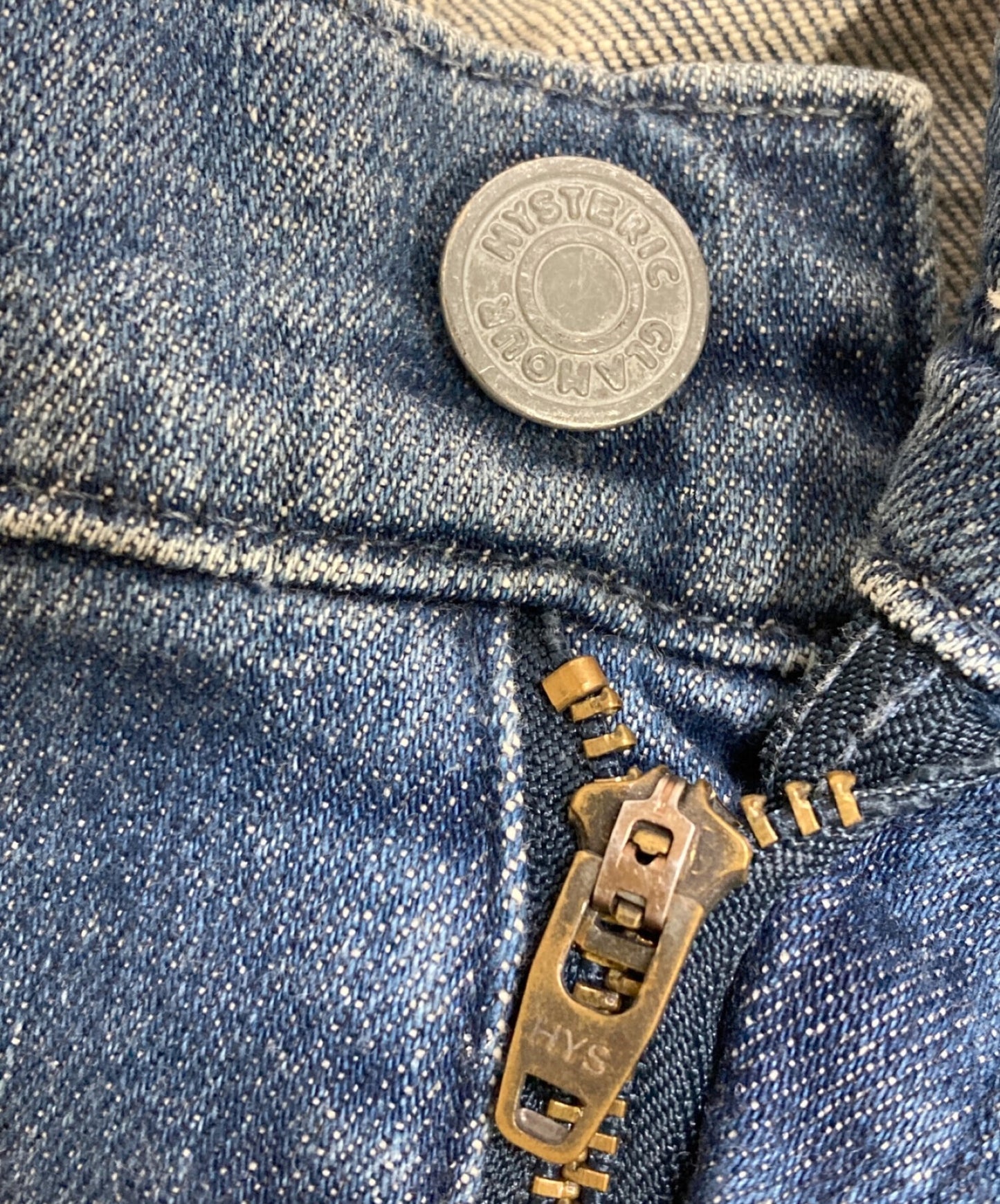 [Pre-owned] Hysteric Glamour USED ISKO Denim Ninth-Section Biker PT 0153AP09