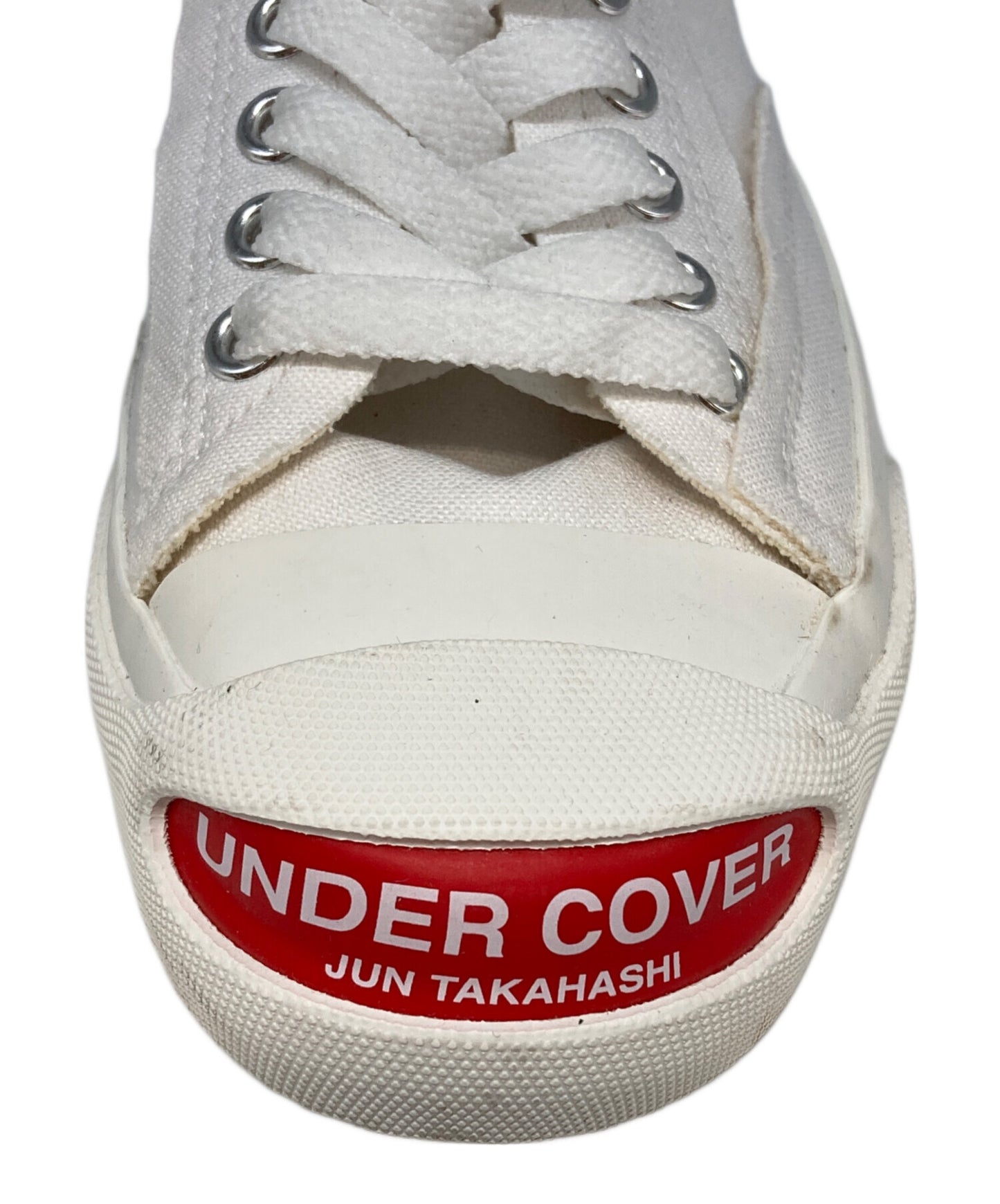 [Pre-owned] UNDERCOVER TOE LOGO CANVAS SNEAKERS UC2B9F05