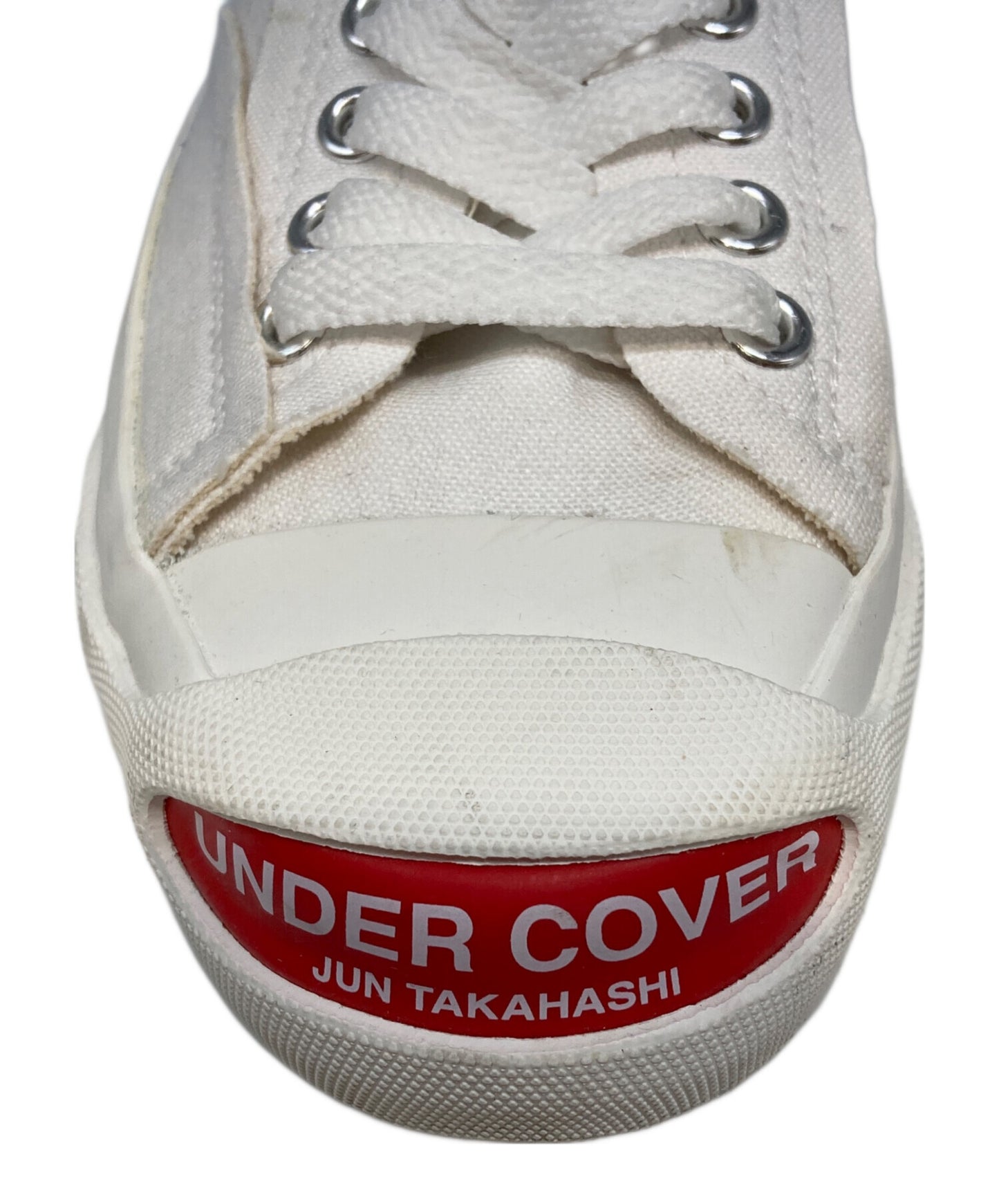 [Pre-owned] UNDERCOVER TOE LOGO CANVAS SNEAKERS UC2B9F05