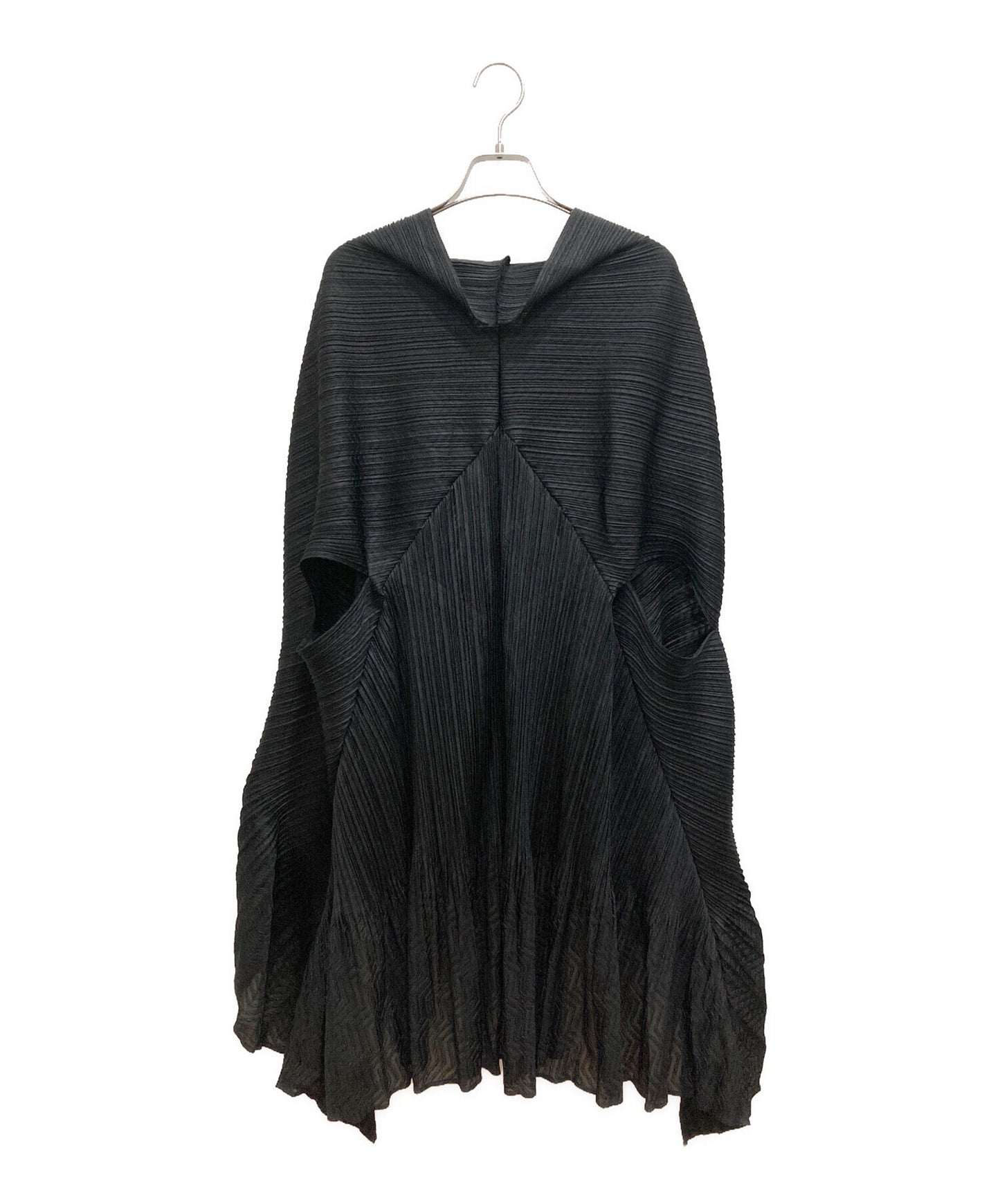 [Pre-owned] PLEATS PLEASE Modified pleated poncho cardigan PP21-JE722