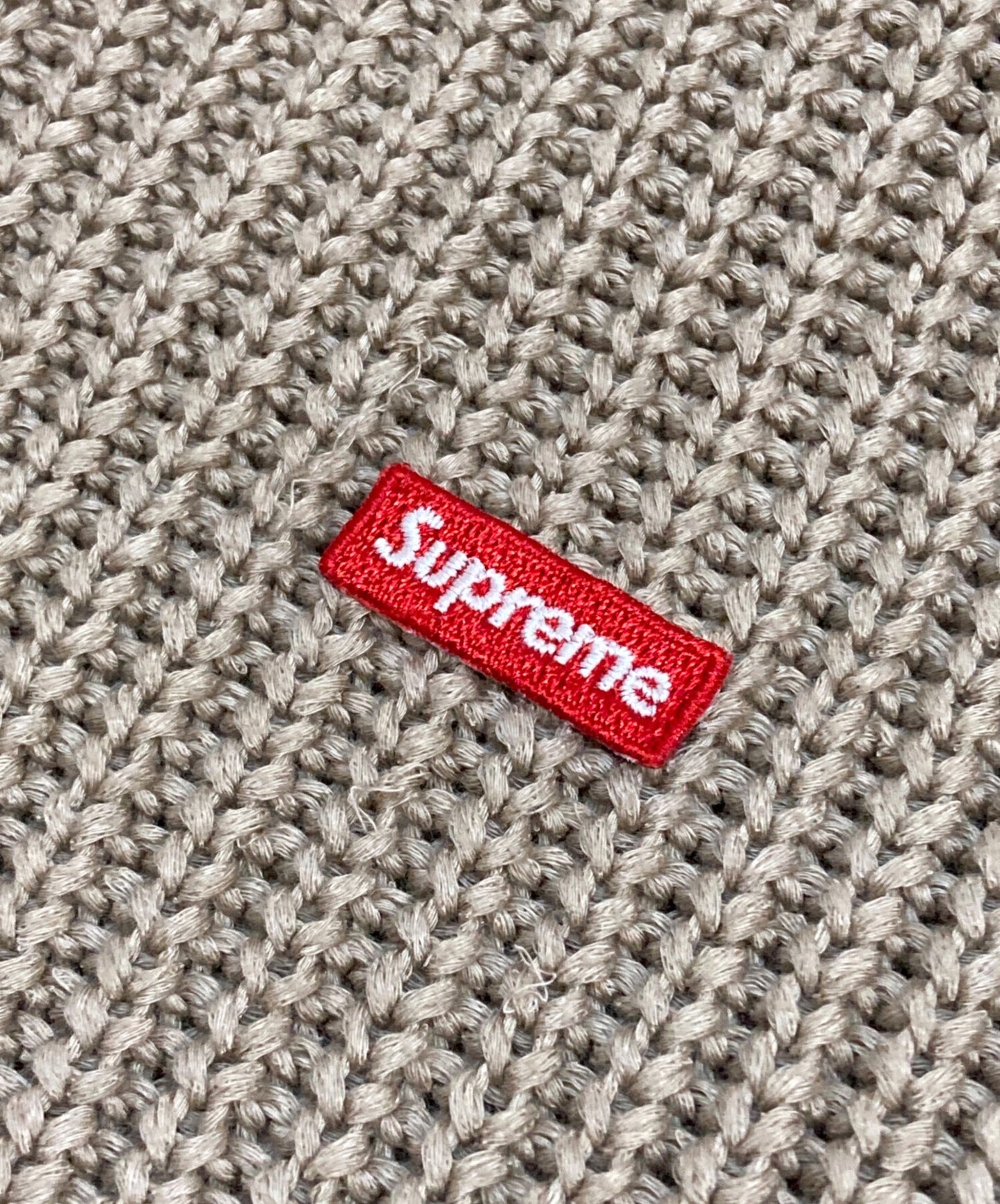 [Pre-owned] SUPREME Small Box Logo Ribbed Sweater