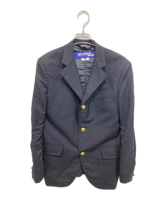 [Pre-owned] COMME des GARCONS JUNYA WATANABE MAN navy-blue blazer WB-J003