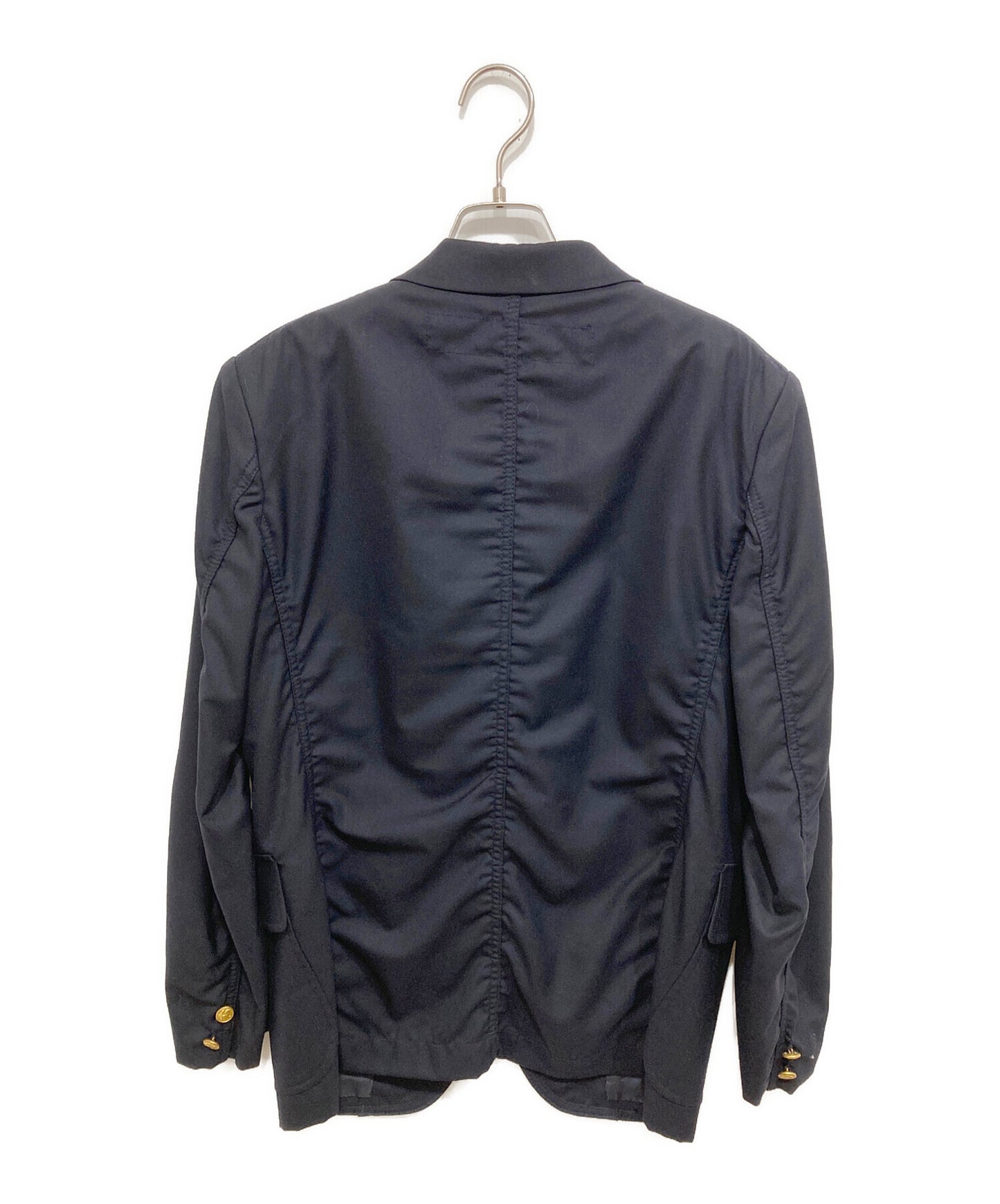 [Pre-owned] COMME des GARCONS JUNYA WATANABE MAN navy-blue blazer WB-J003