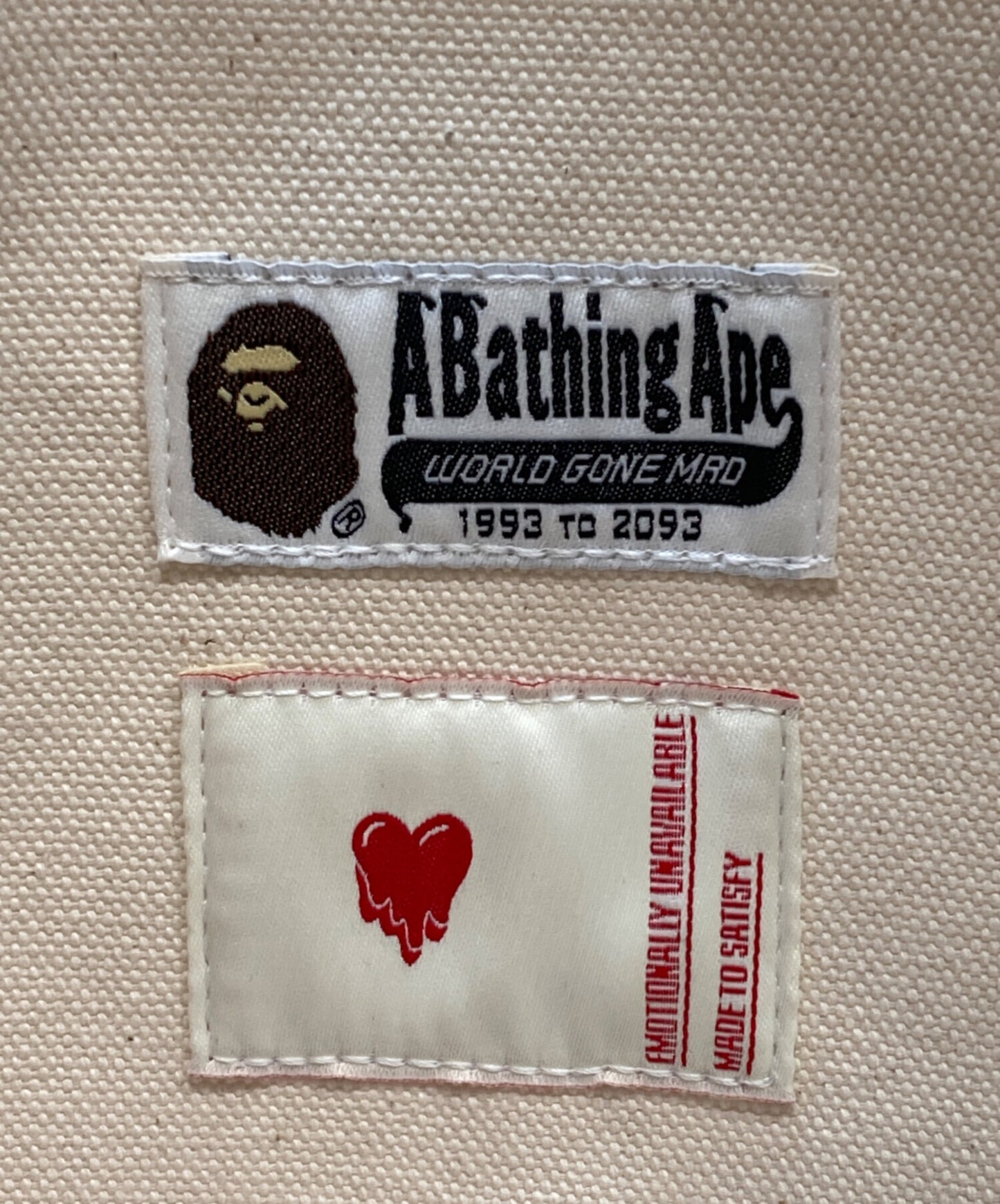 [Pre-owned] A BATHING APE BABY MILO TOTE BAG