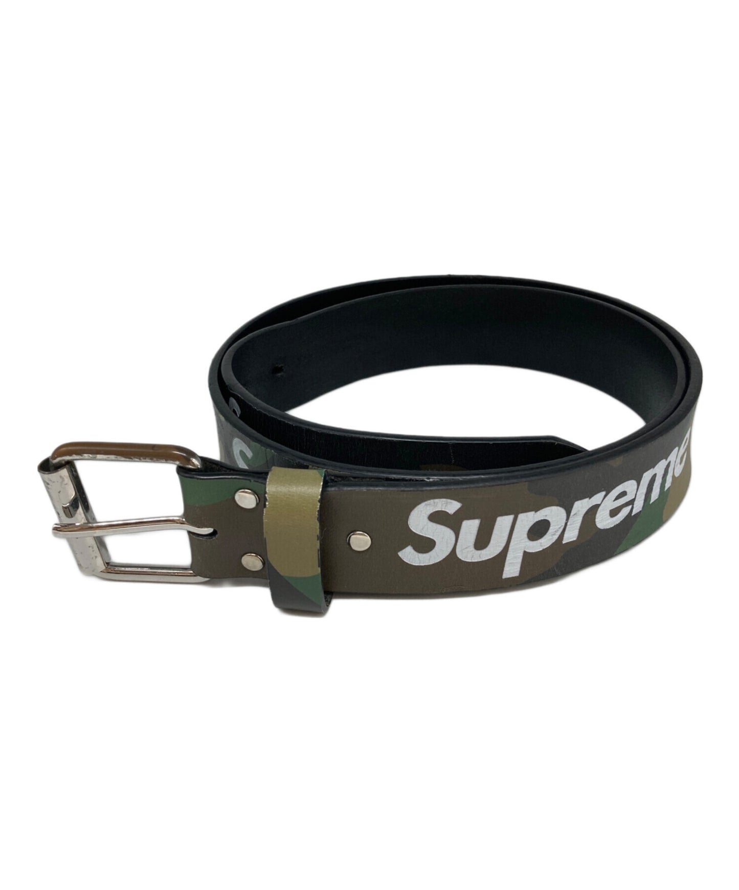 [Pre-owned] SUPREME Repeat Leather Belt