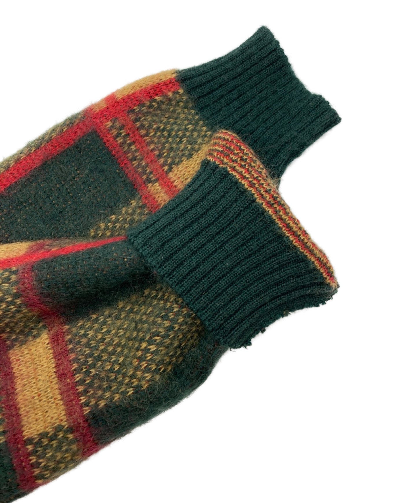 [Pre-owned] Needles Tartan Mohair Cardigan LQ273