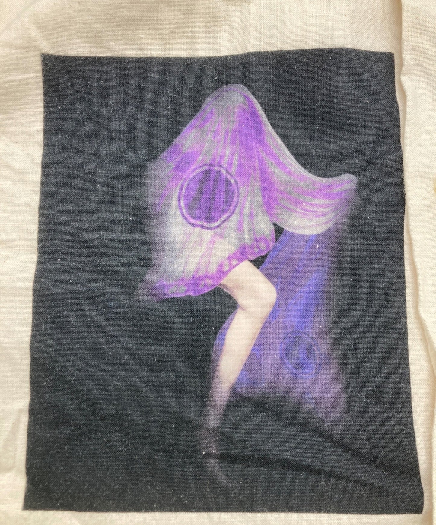 [Pre-owned] BLACK Scandal Yohji Yamamoto Patchwork Print Square Shirt NN-B93-827