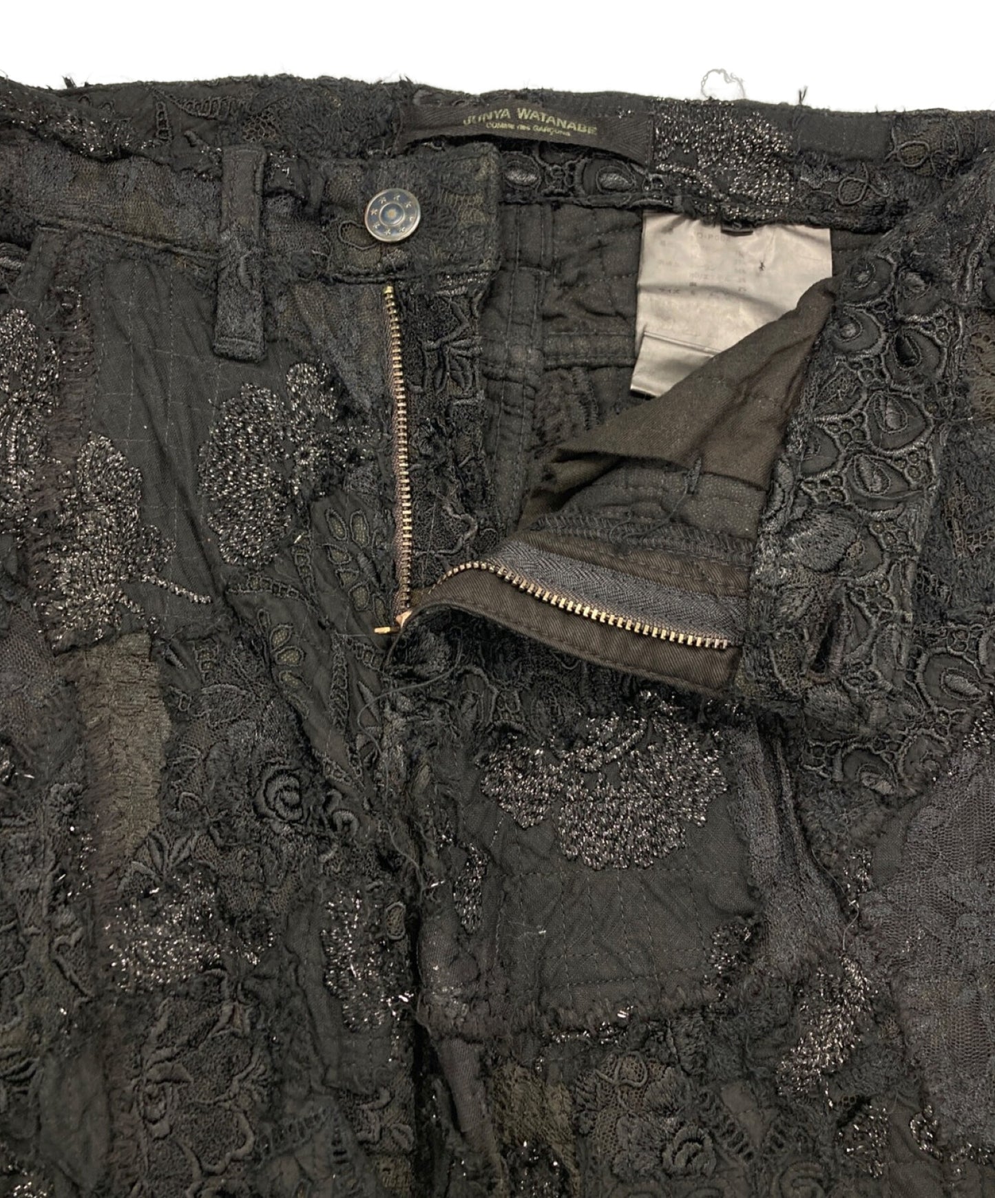 [Pre-owned] JUNYA WATANABE COMME des GARCONS quilted lace pants JO-P004