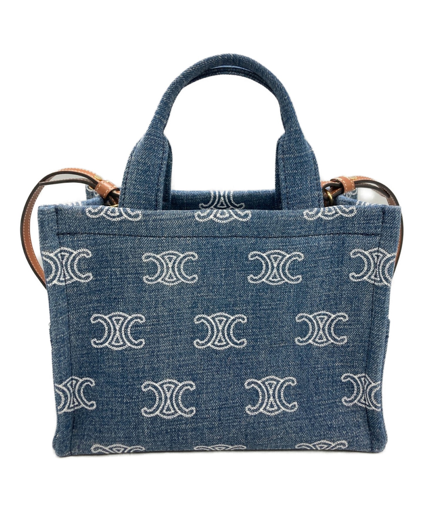 [Pre-owned] CELINE SMALL CABAS TICE 199162FED