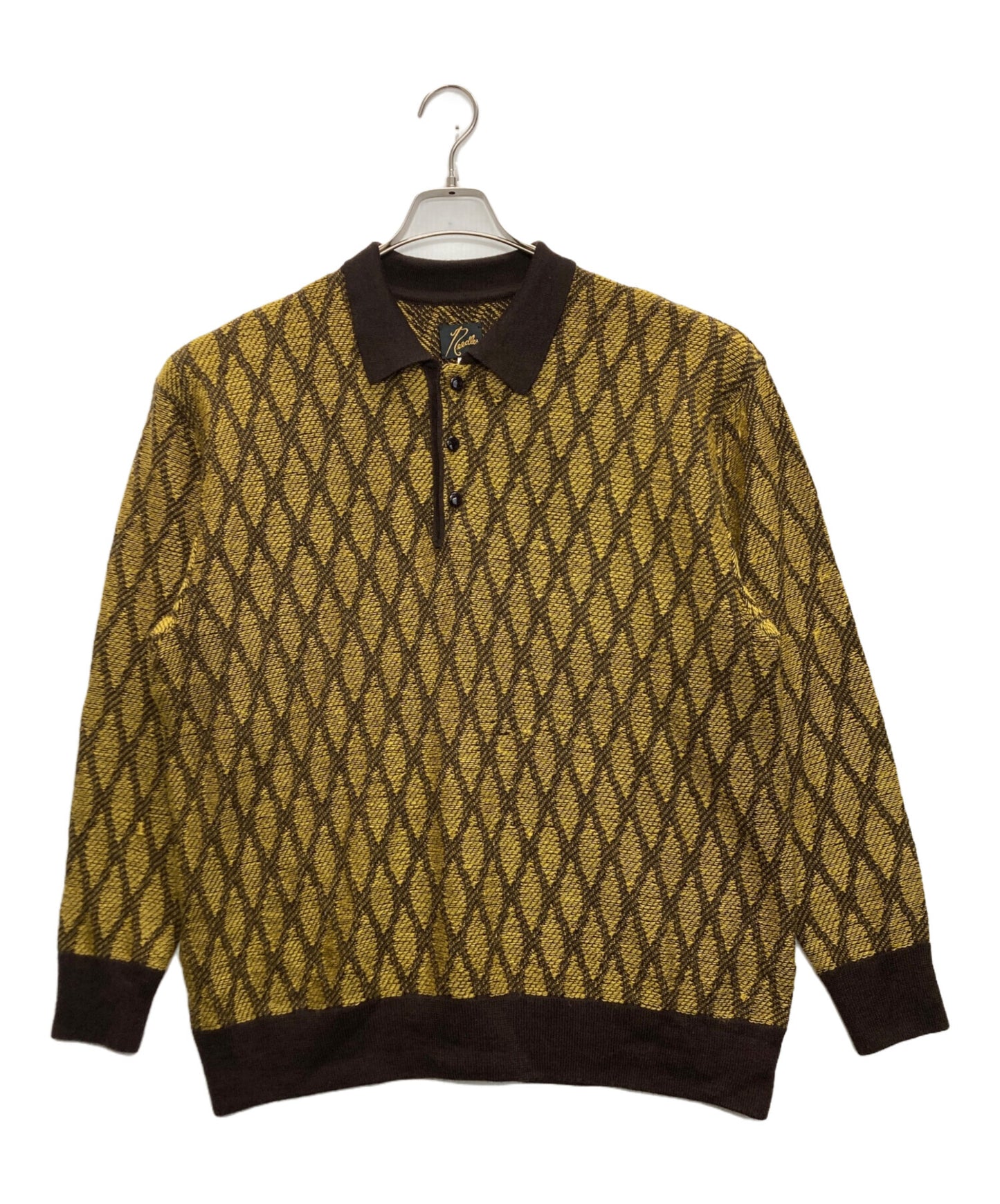 [Pre-owned] Needles knit polo shirt J0264