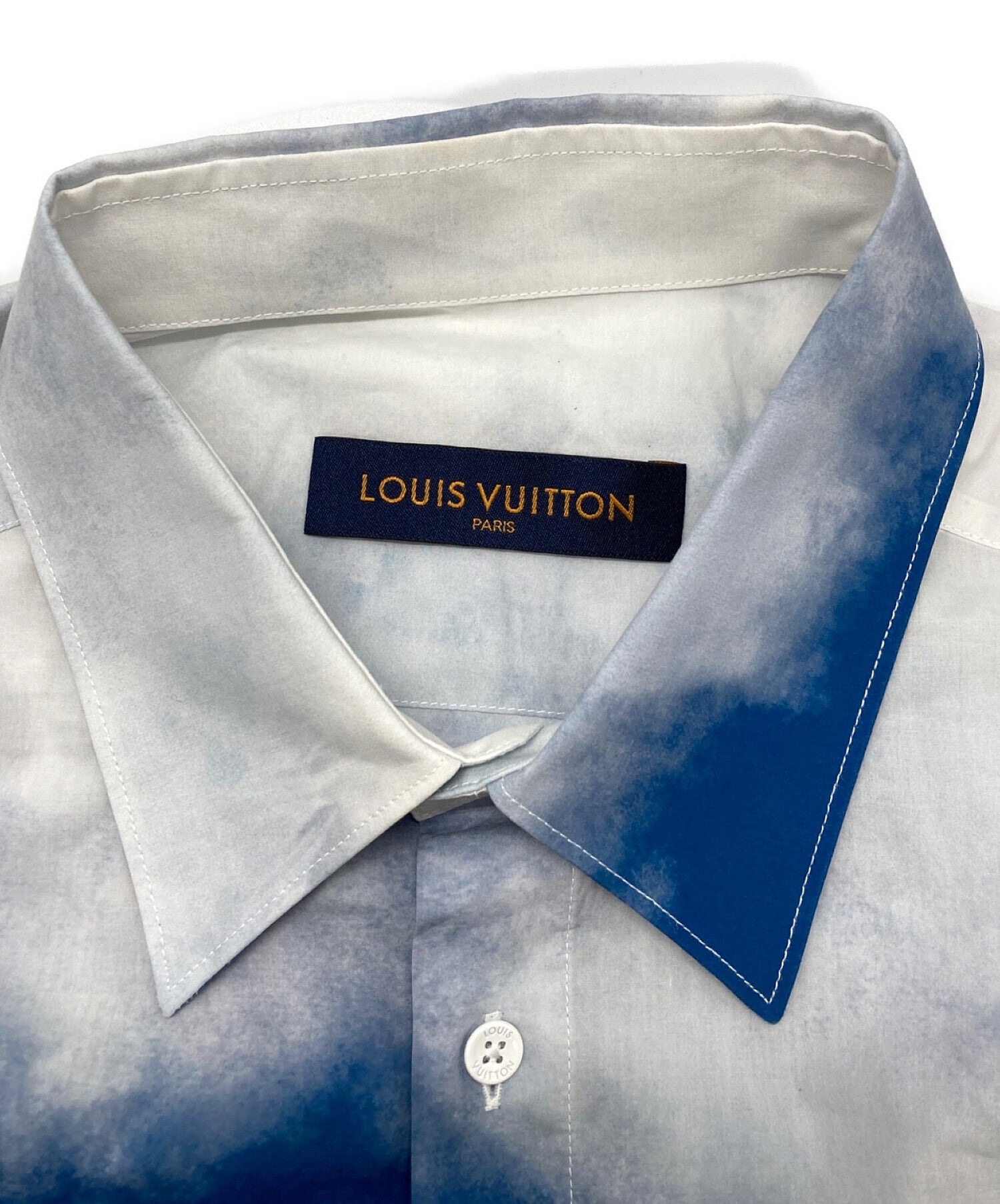 [Pre-owned] LOUIS VUITTON LV Cloud Print L/S Shirt RM202 YRU HJS74W