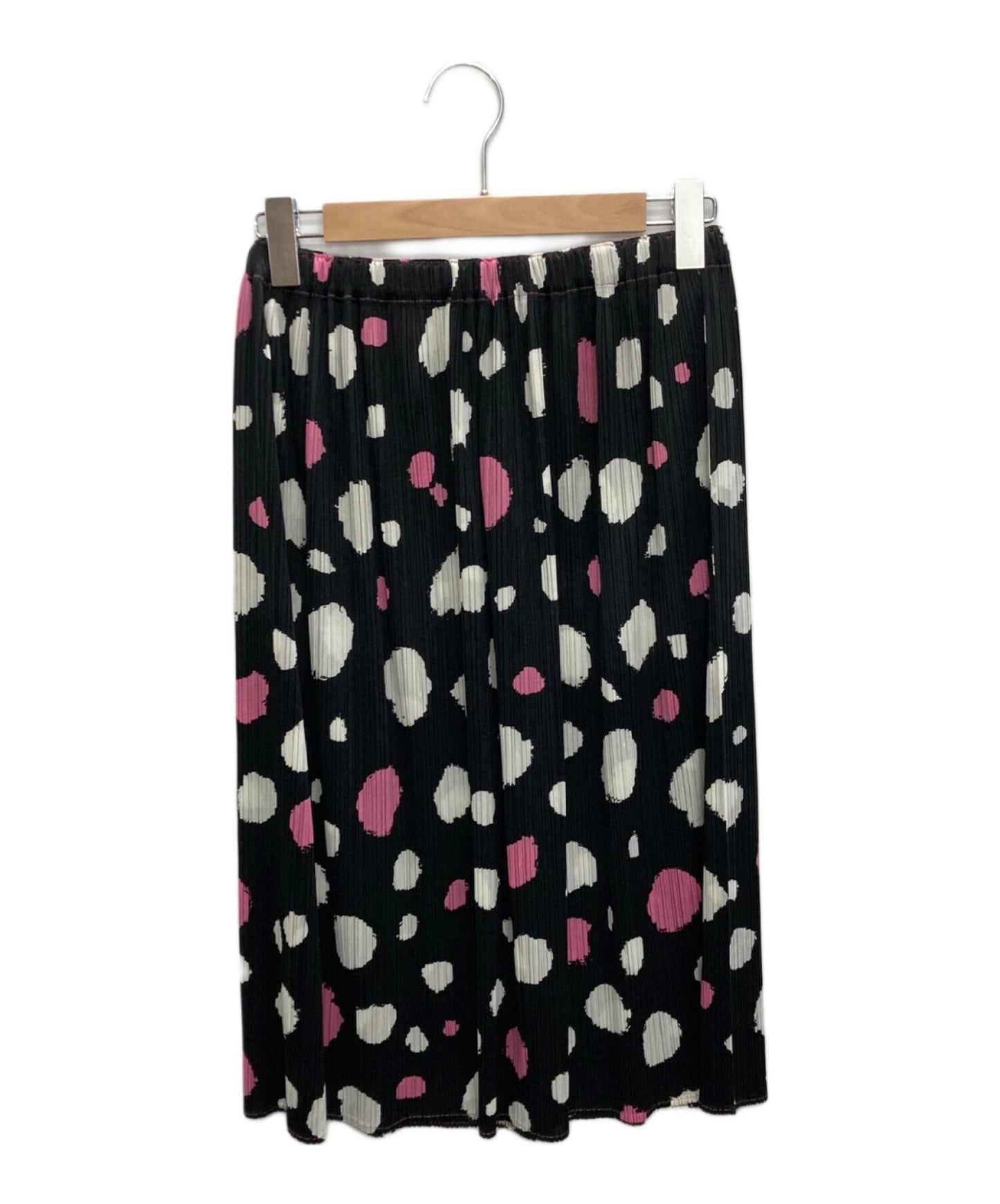 [Pre-owned] PLEATS PLEASE polka-dot pleated skirt PP01-JG782